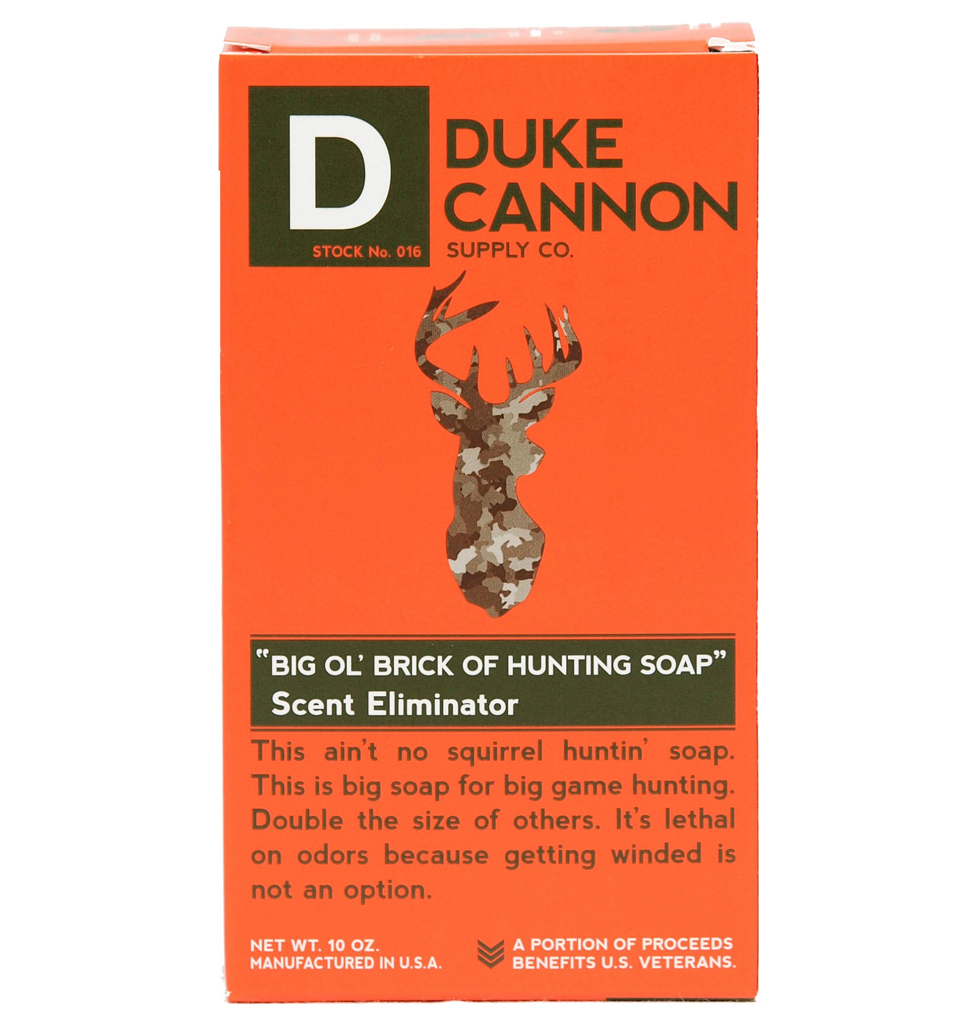 Duke Cannon :Big Ol' Hunting” Brick of Soap (10 oz.)