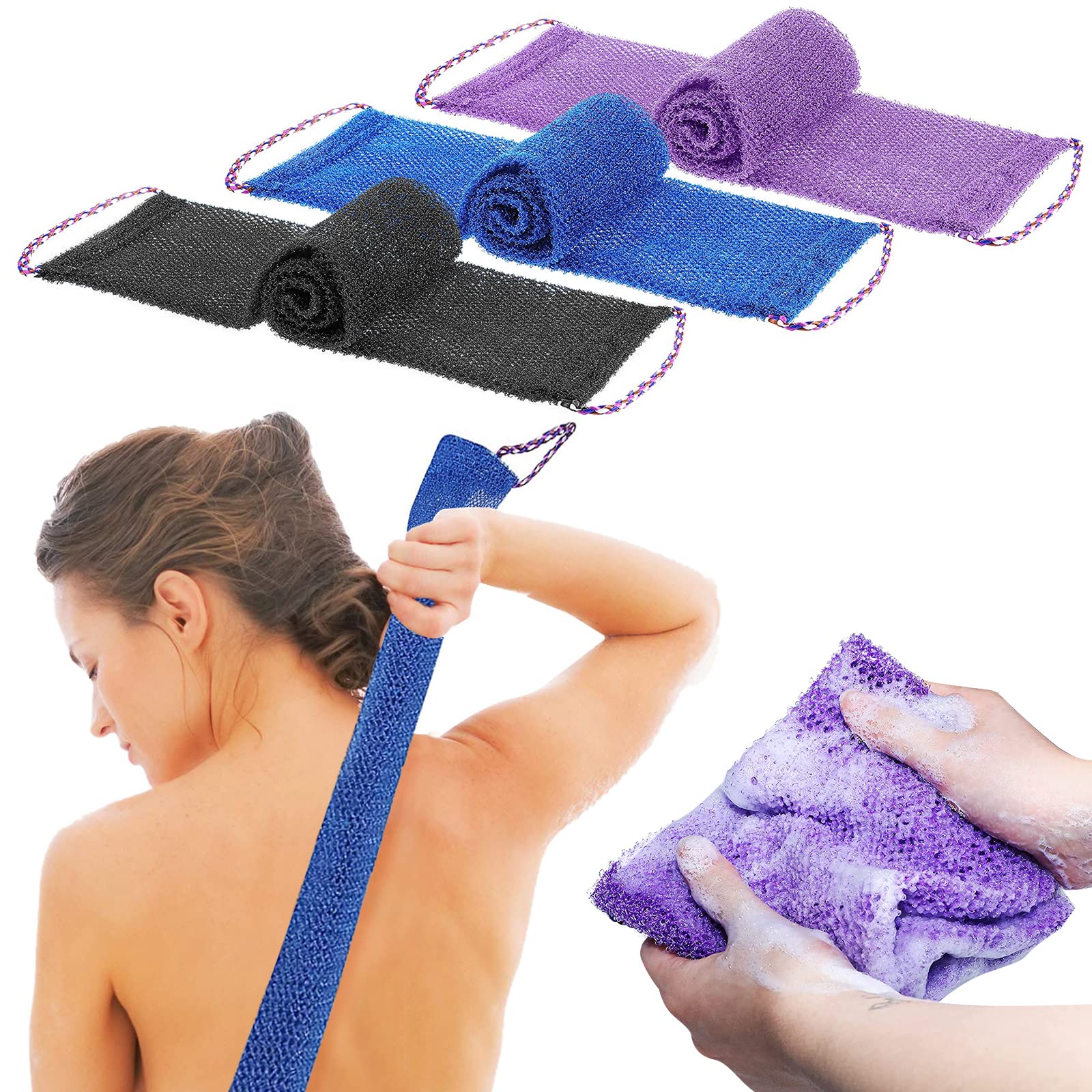 Shower washcloth best sale