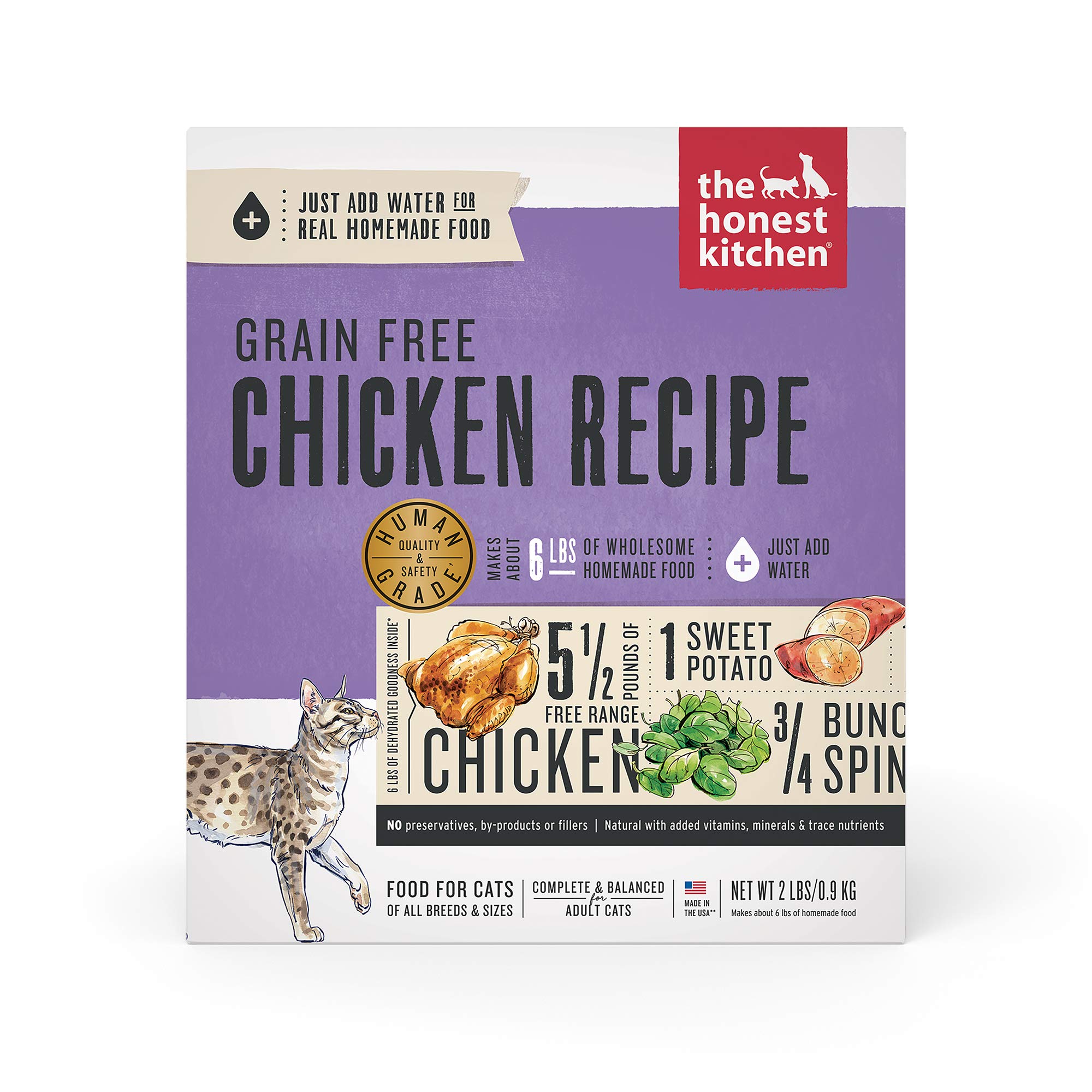 The Honest Kitchen Human Grade Dehydrated Grain Free Chicken Cat