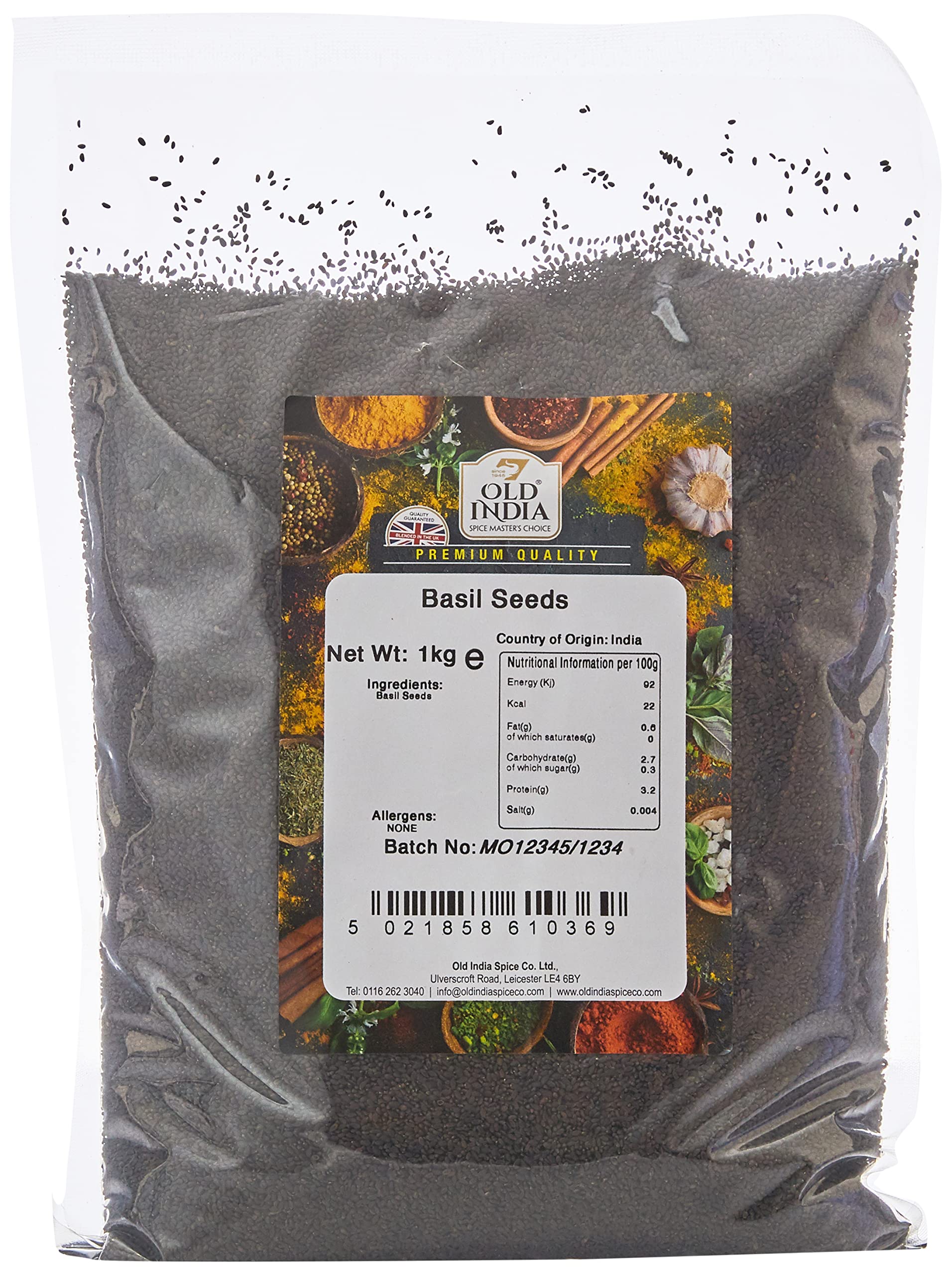 Old India Basil Seeds 1kg 1 kg