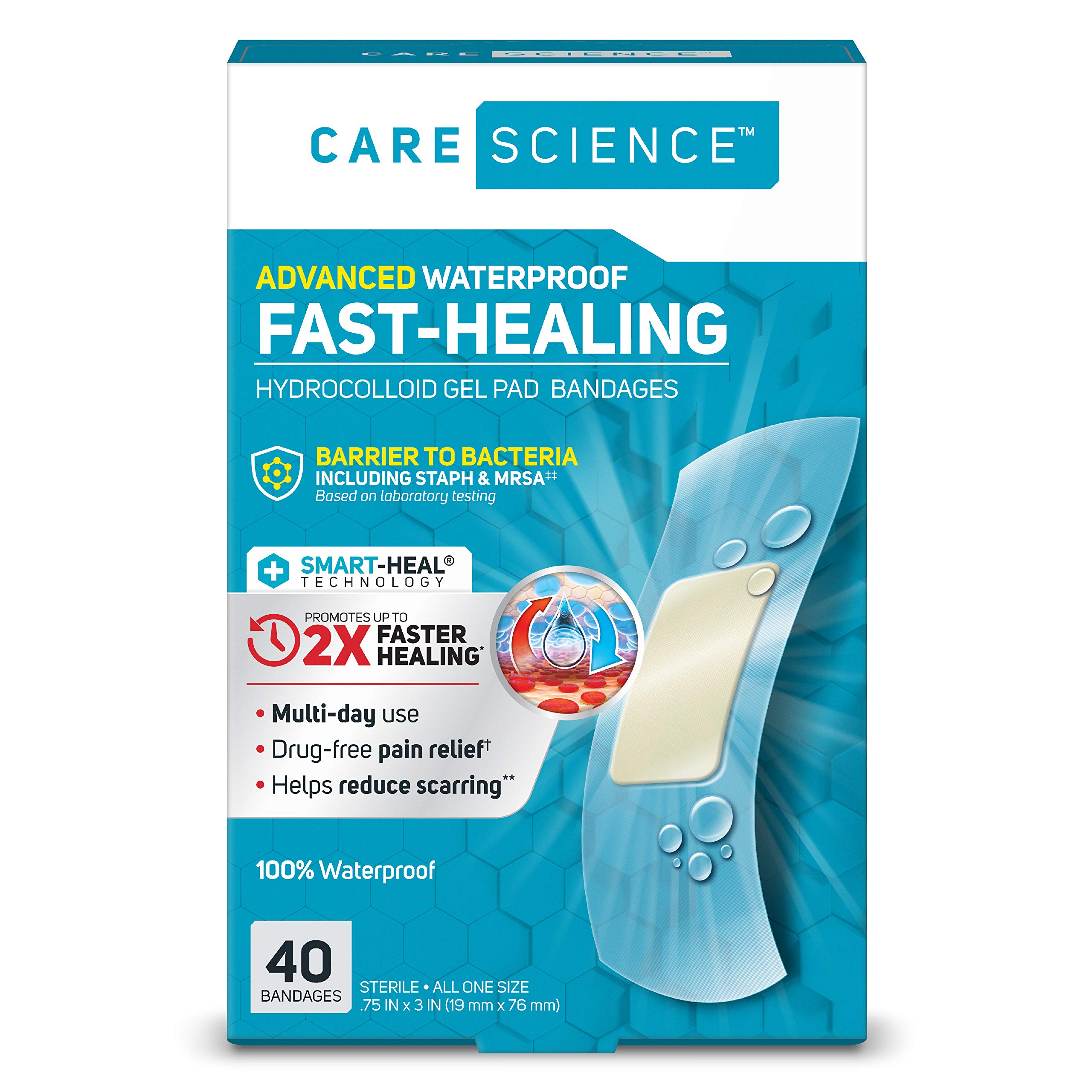 Blister Cushions Seal & Heal Bandage with Hydrogel Technology