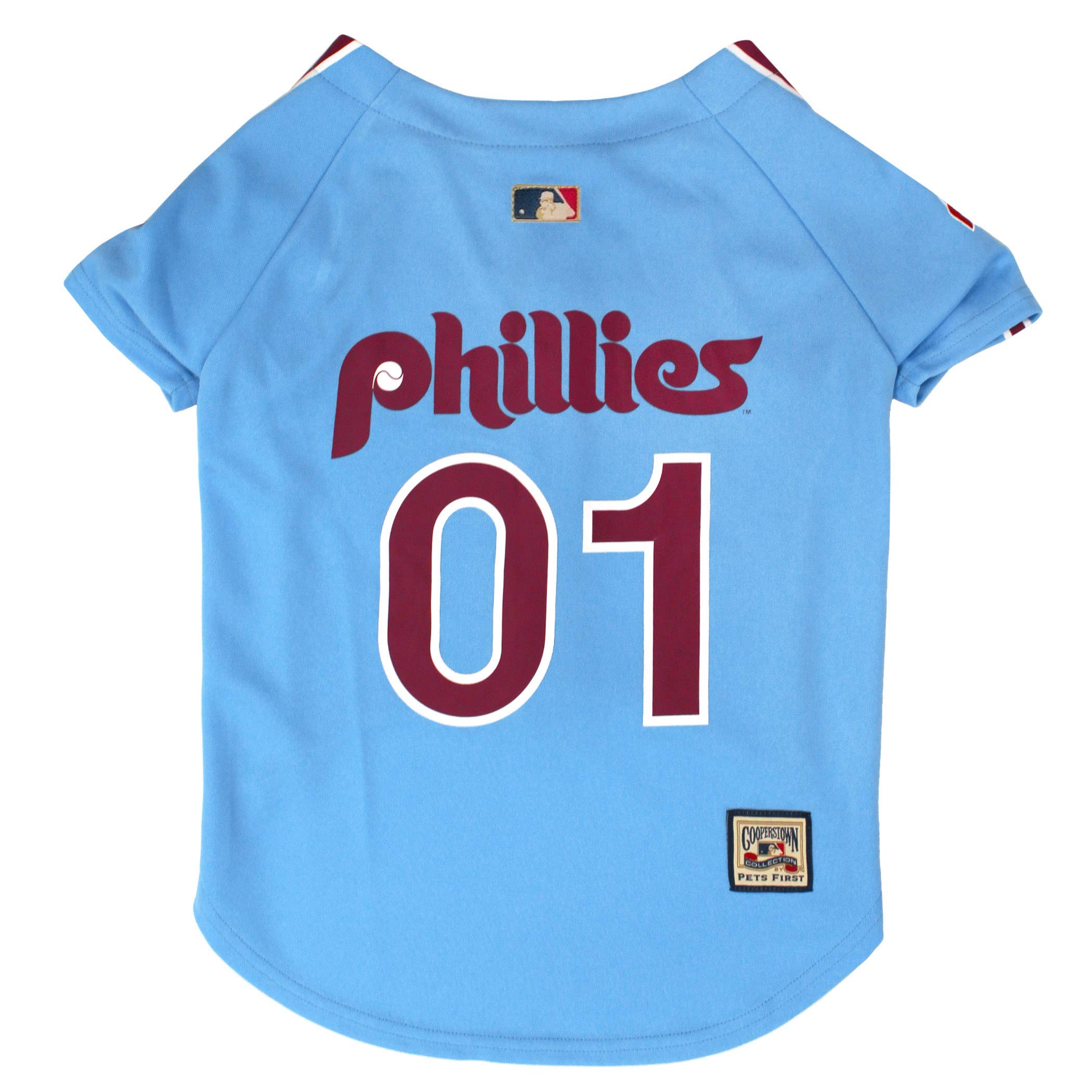 Pets First MLB Philadelphia Phillies Throwback Jersey for Dogs