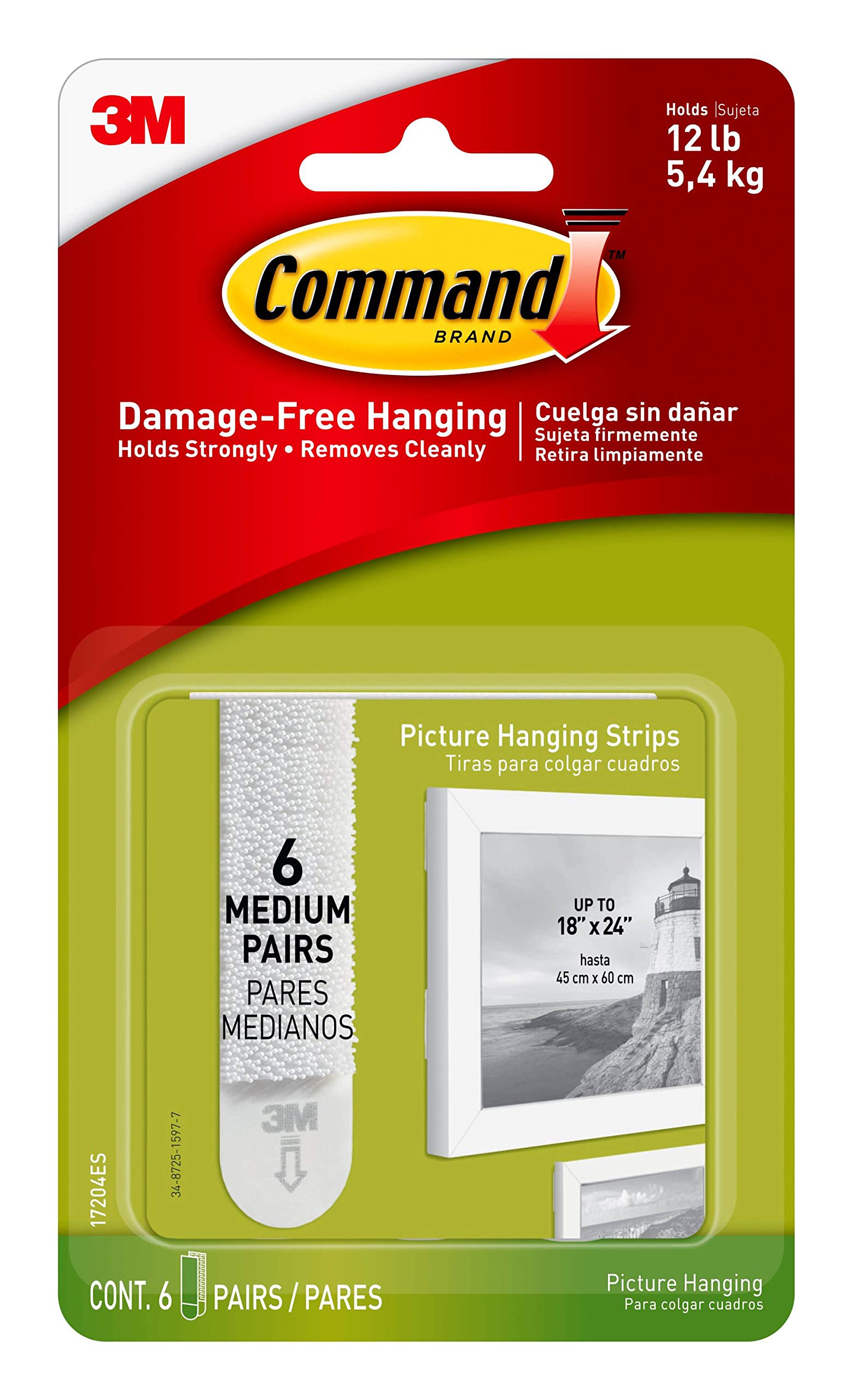 3M Command Damage-Free Hanging Bathroom Bath Caddy 4kg