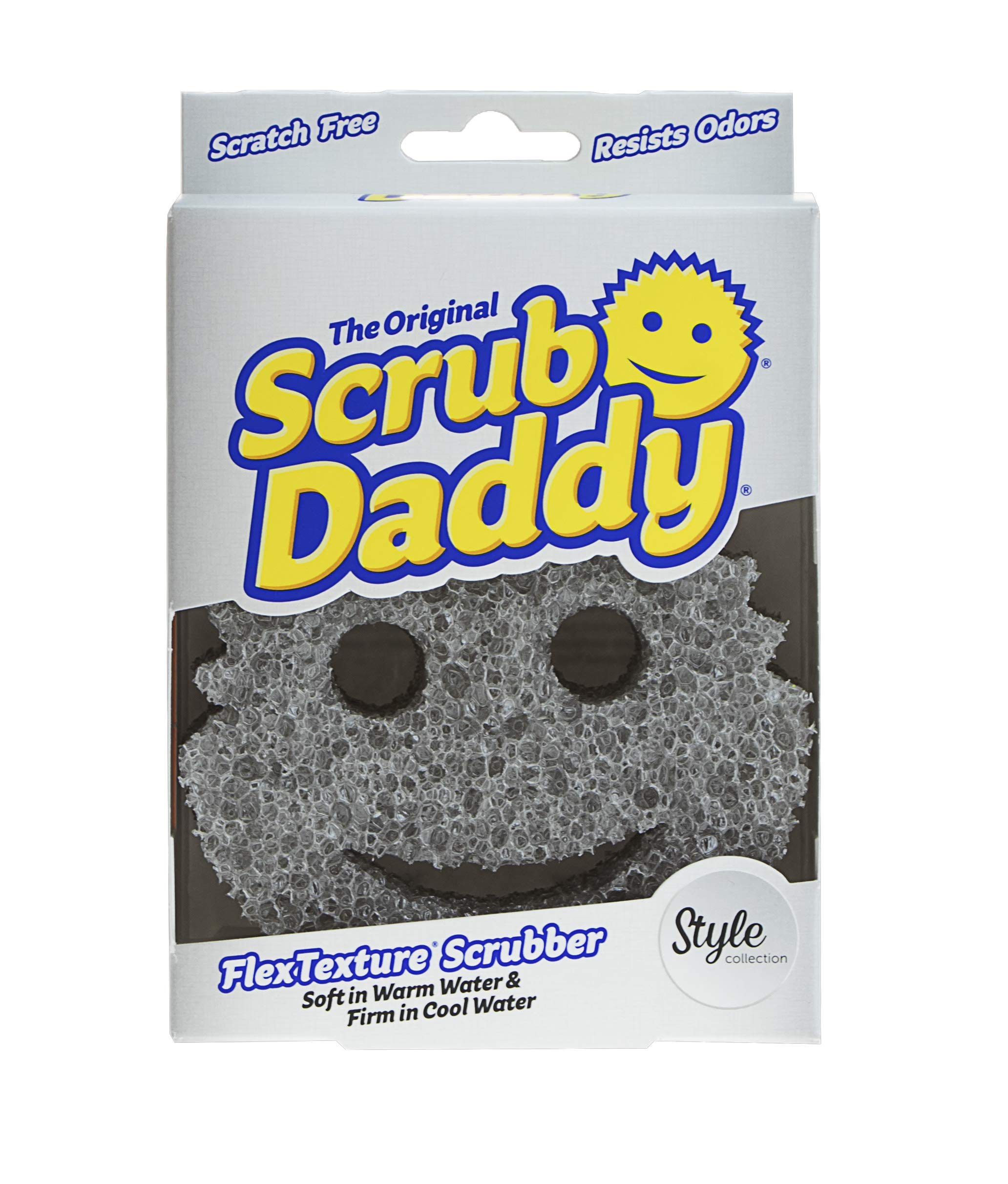 Scrub Daddy Sponge Daddy - Scratch-Free Multipurpose Dish Sponge - BPA Free  & Made with Polymer Foam - Stain & Odor Resistant Kitchen Sponge (4 Count)