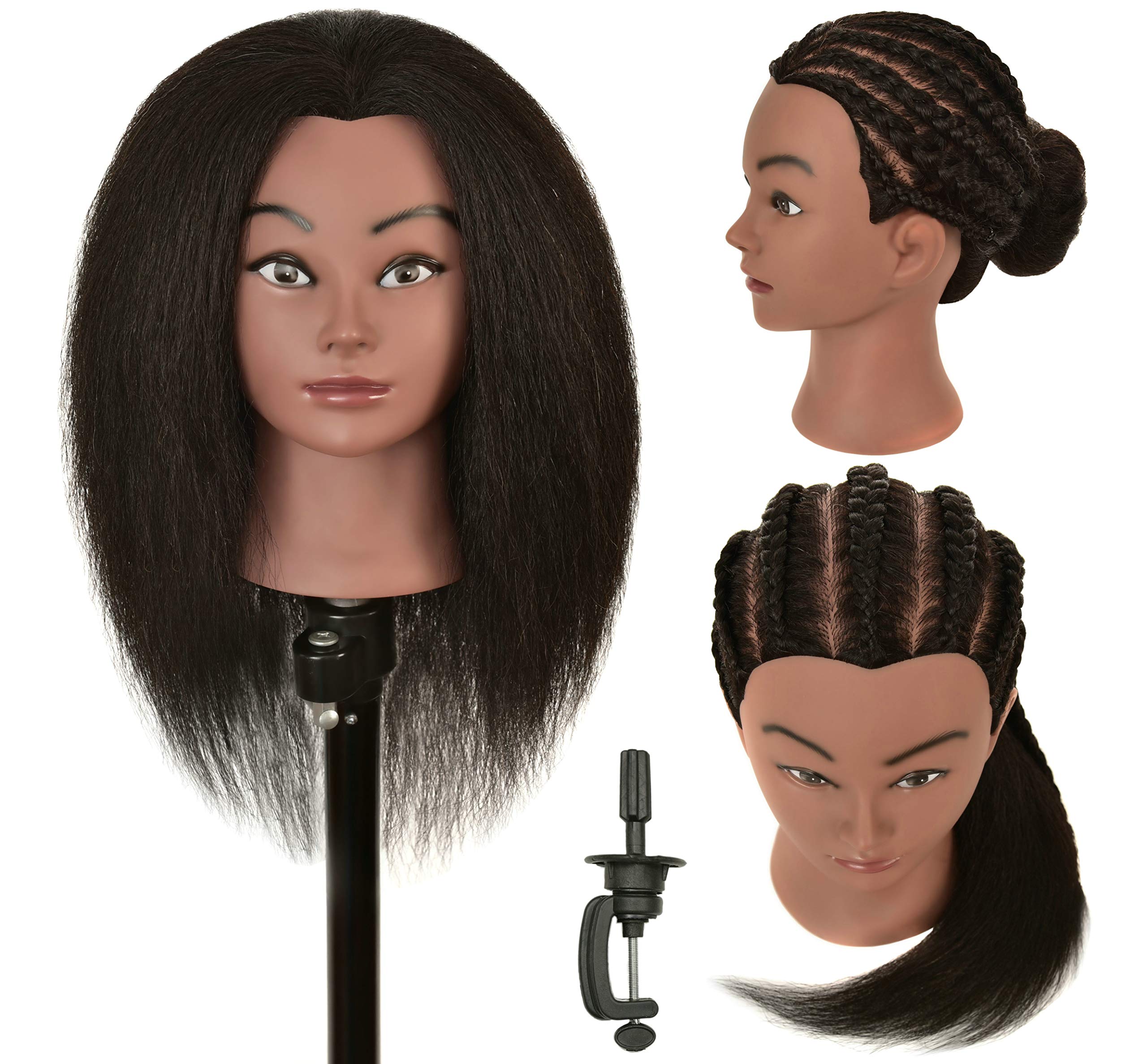 human hair doll head