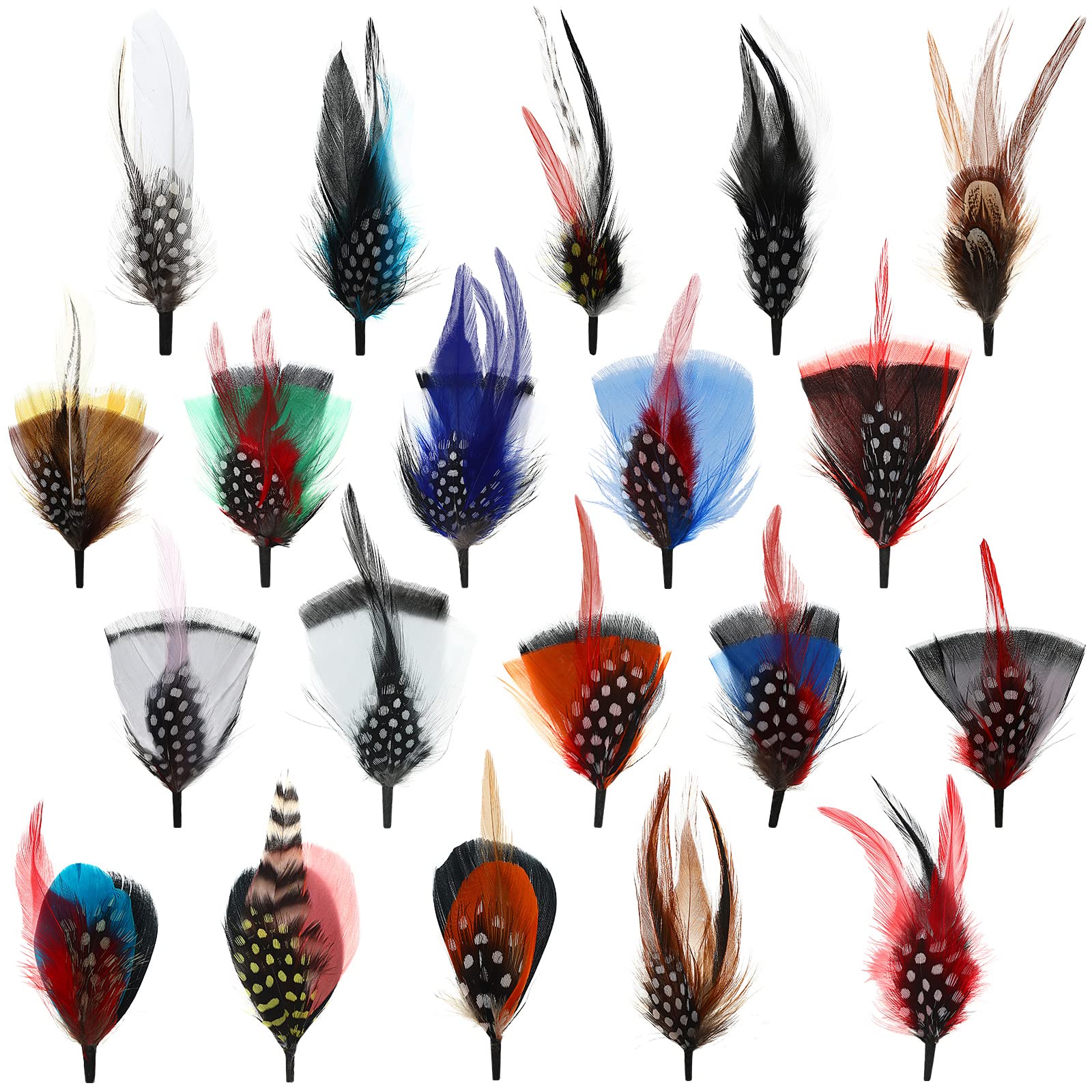 Hat Feathers For Fedora, Assorted Natural Feather Accessories For C