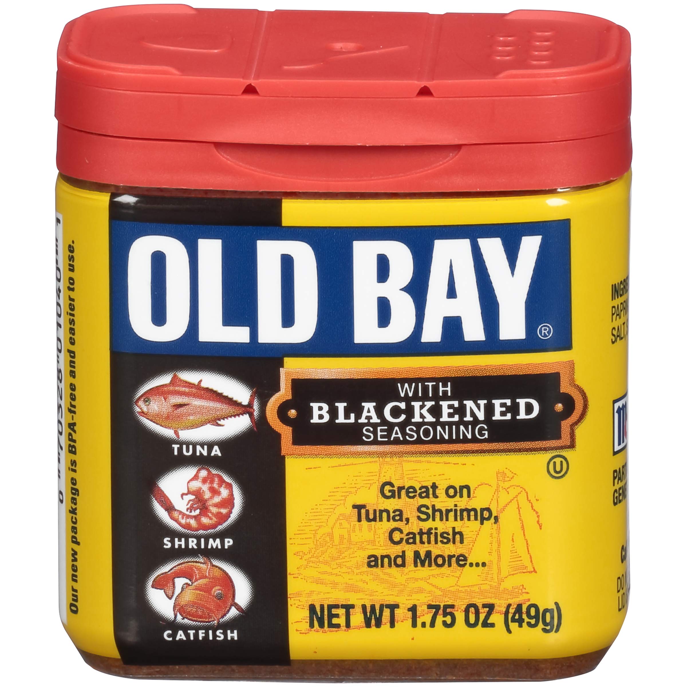 OLD BAY 30% Less Sodium Seasoning, 2.62 oz