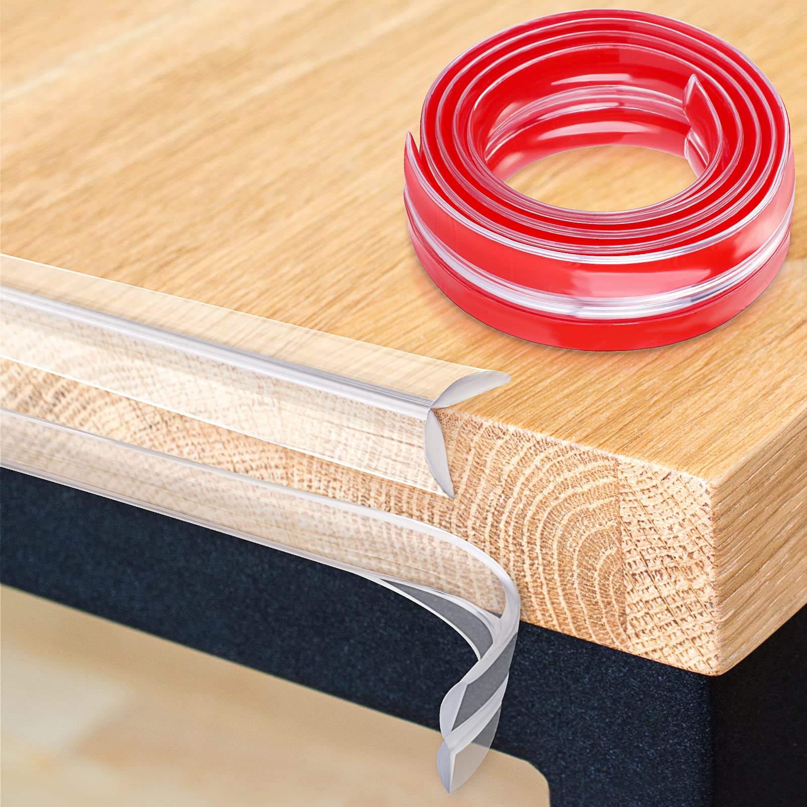 Silicone Table Corner Protector With Tape Bed Furniture Glass