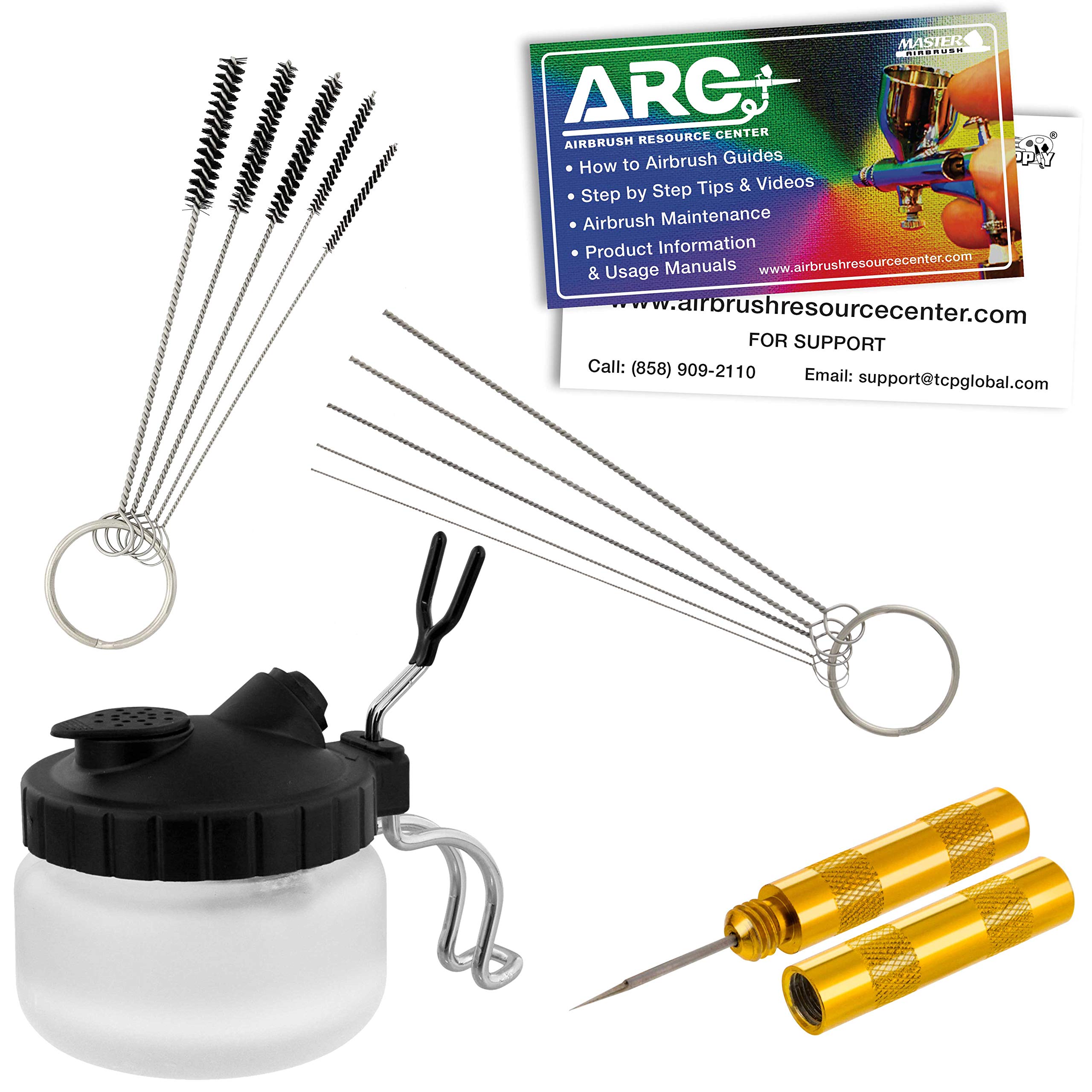 Master Airbrush 13 Piece Airbrush Cleaning Kit - Glass Cleaning