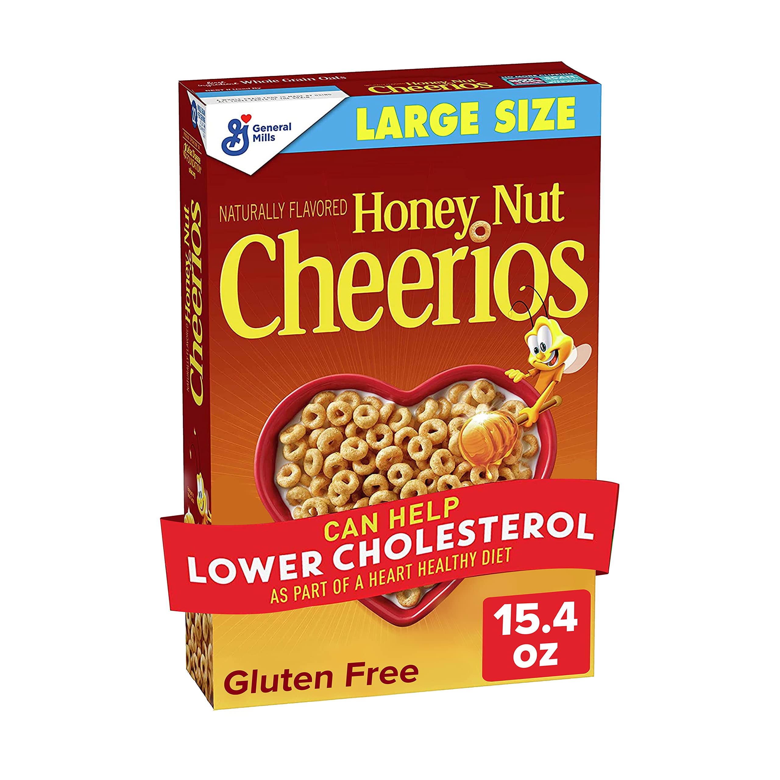 Honey Nut Cheerios Cereal with Oats Gluten Free 15.4 oz