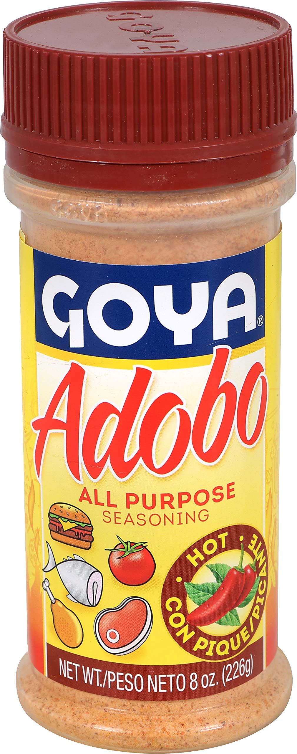 Goya Adobo All Purpose Seasoning Hot 8 Ounce