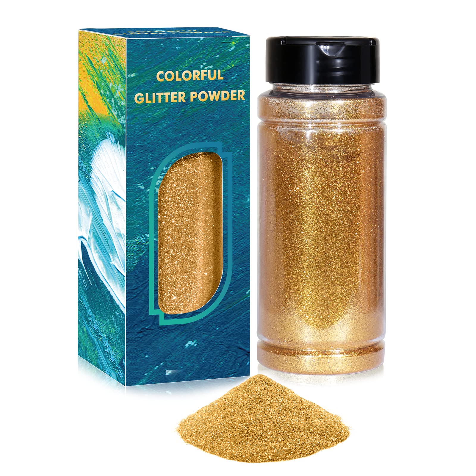 Glitter Shaker Bottles | 2 oz 4 oz 8 oz | craft projects, spices, powders