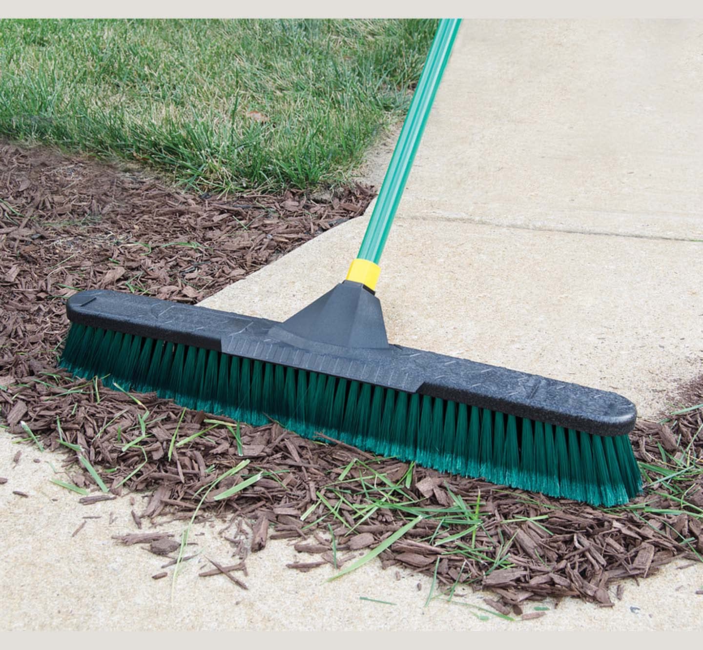 Push Broom Indoor Outdoor Floor Scrub Brush