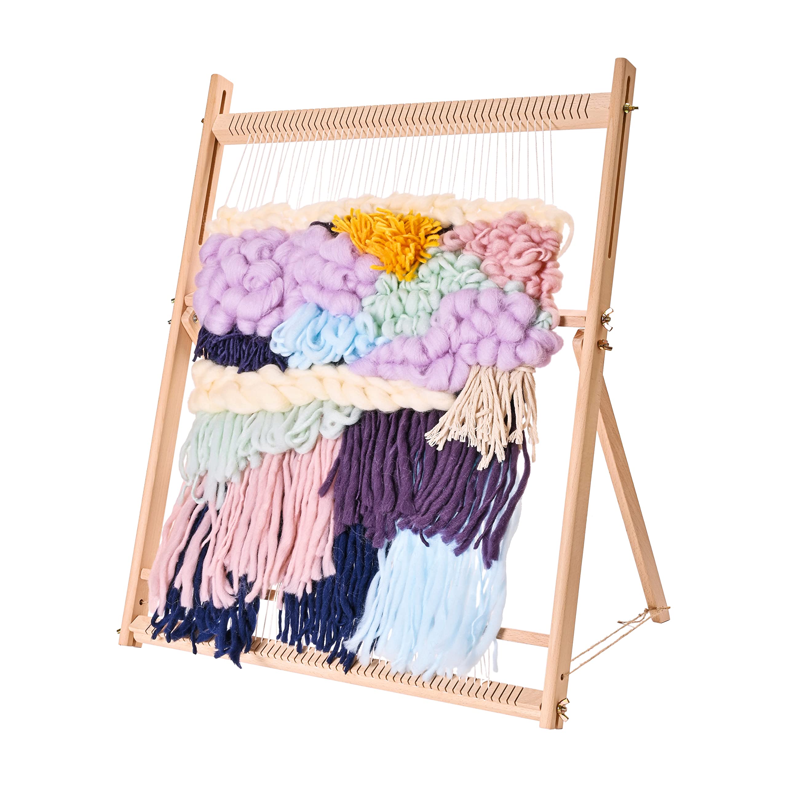 Lap Loom Weaving Kit with yarn and accessories! Made in the USA