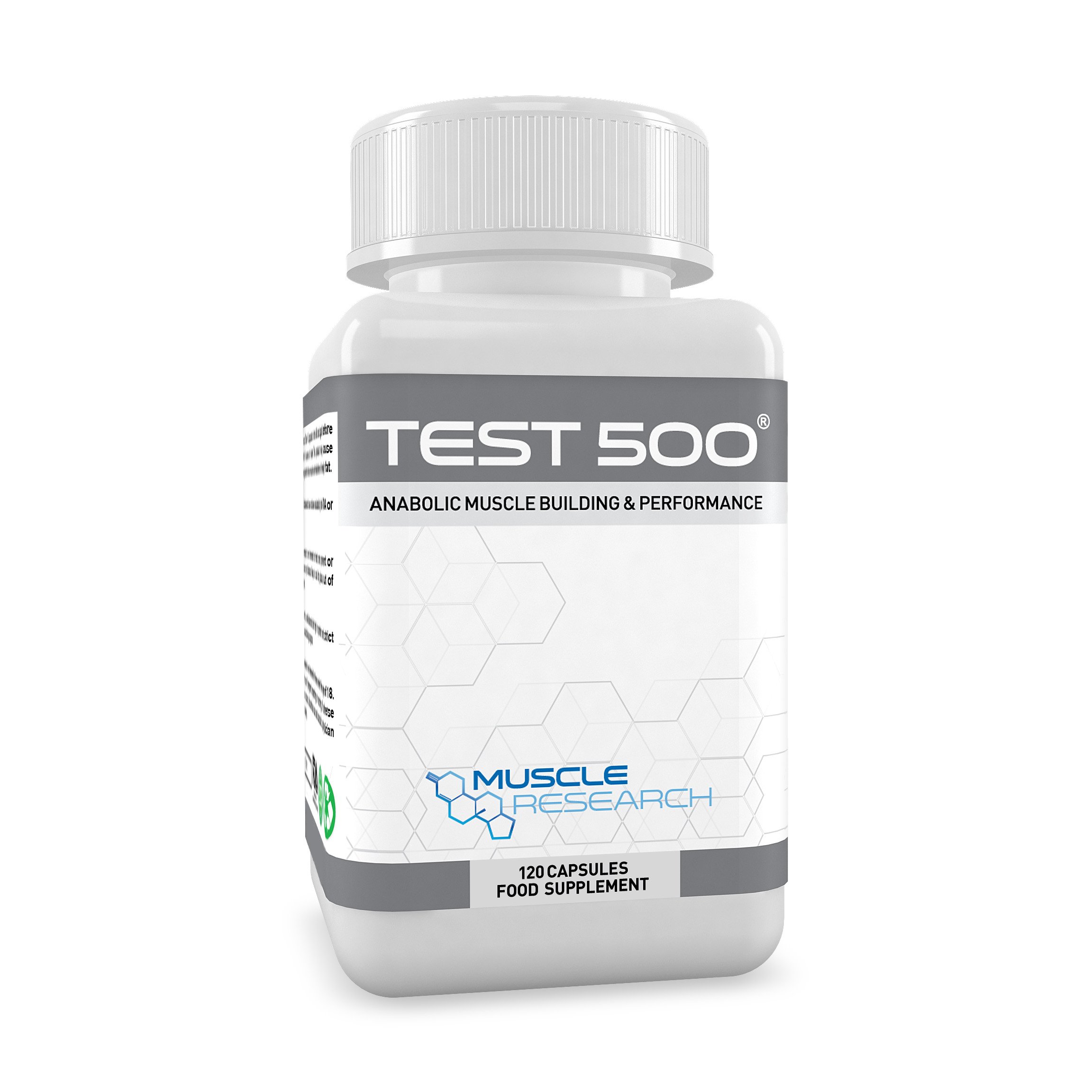 Muscle Research Test 500120 Capsules High Dose Bodybuilding