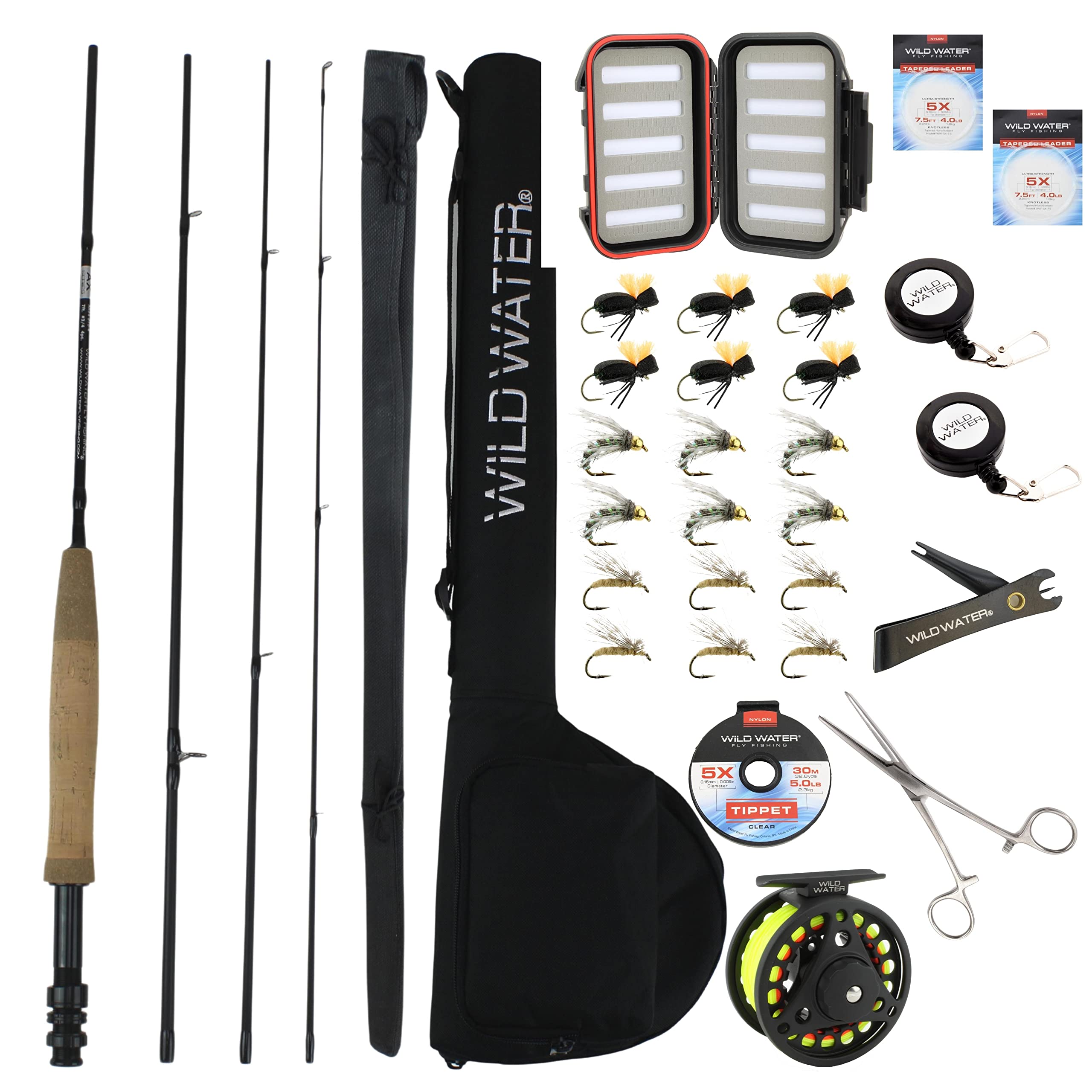 Wild Water Deluxe Fly Fishing Combo Starter Kit, India