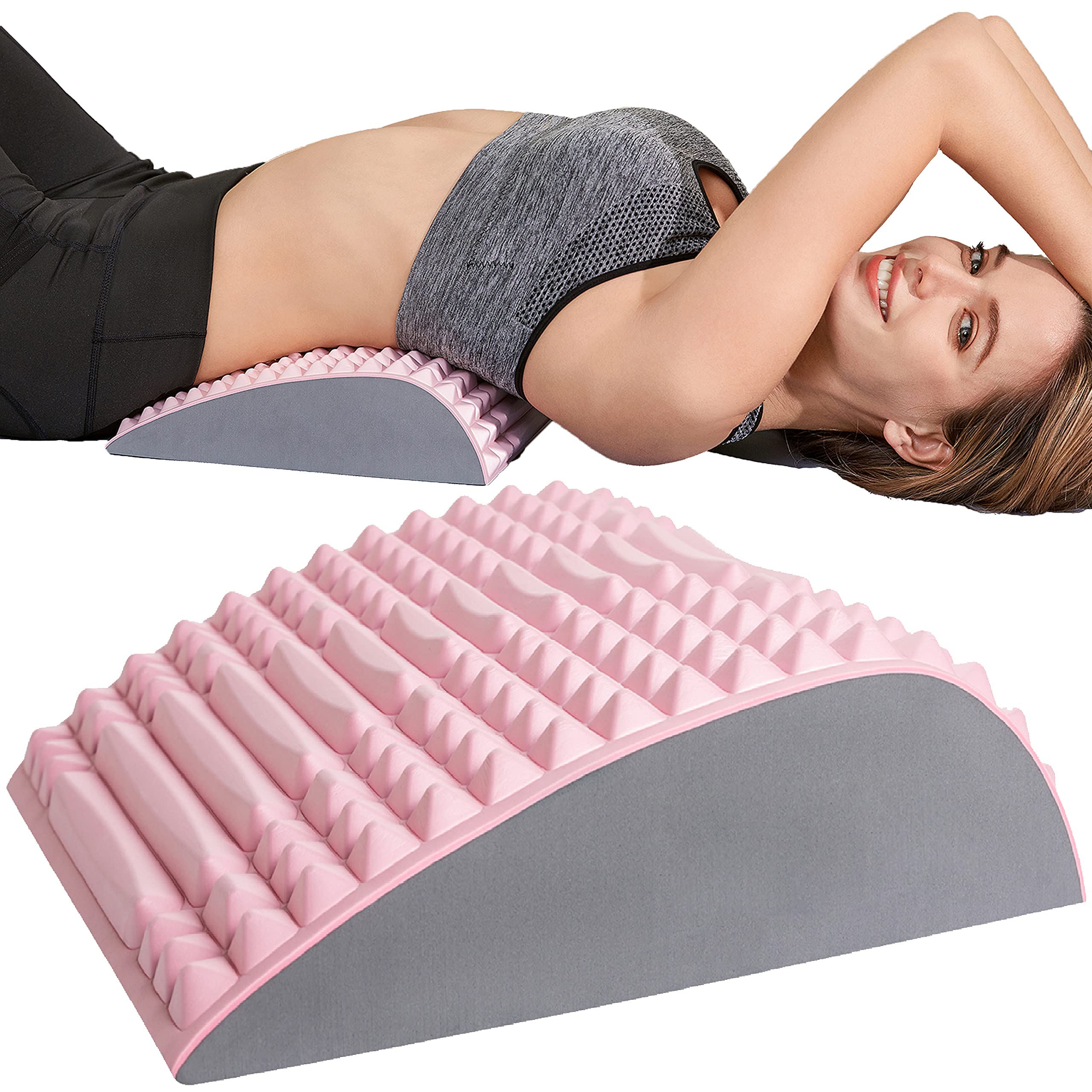 BECALM Lumbar Roll Back Cracker - Comfortable Soft Lumbar Pillow - Must  Have Back Support Pillow - Perfect Sciatica Pain Relief Products