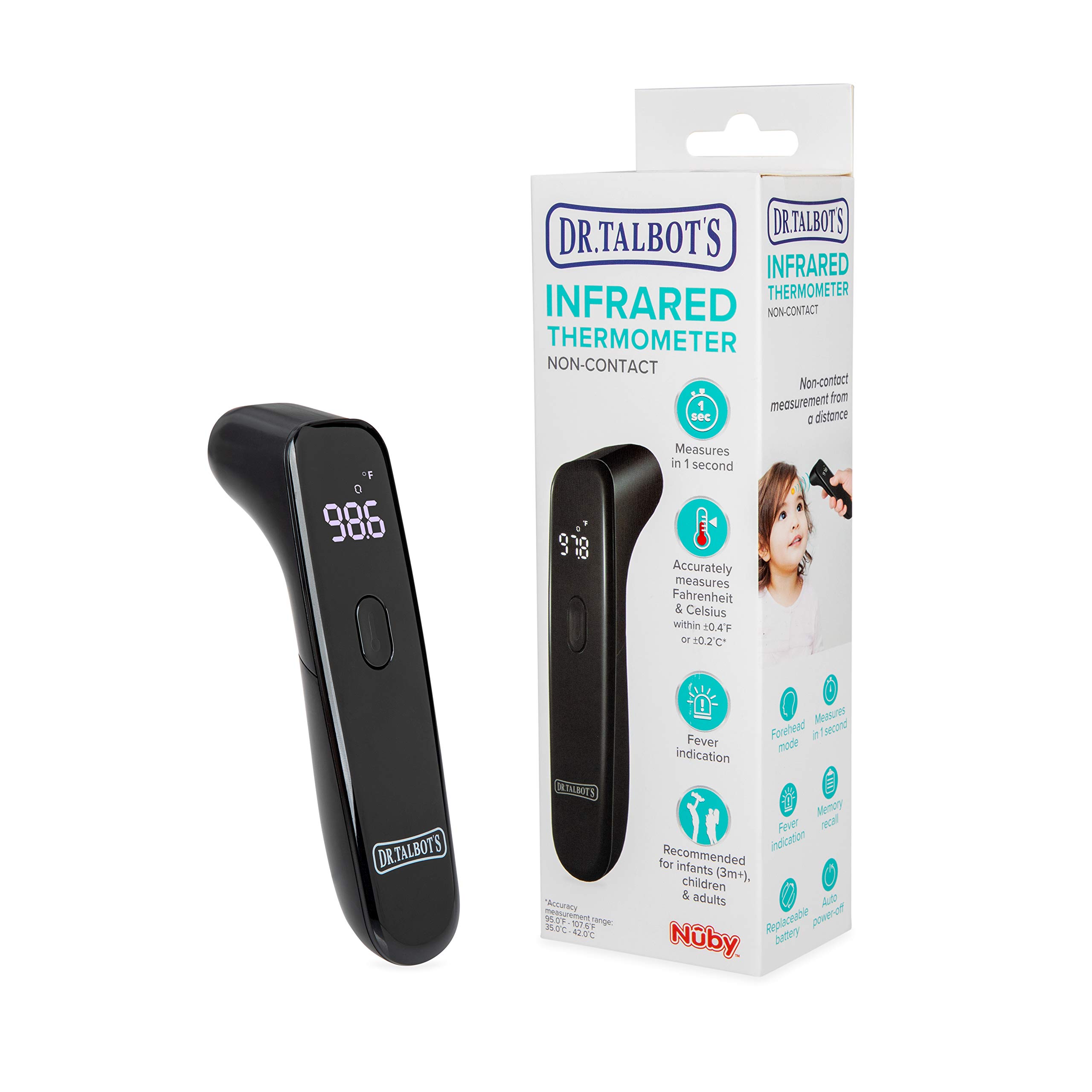 Dr. Talbot's Infrared Thermometer Black 1 Thermometer