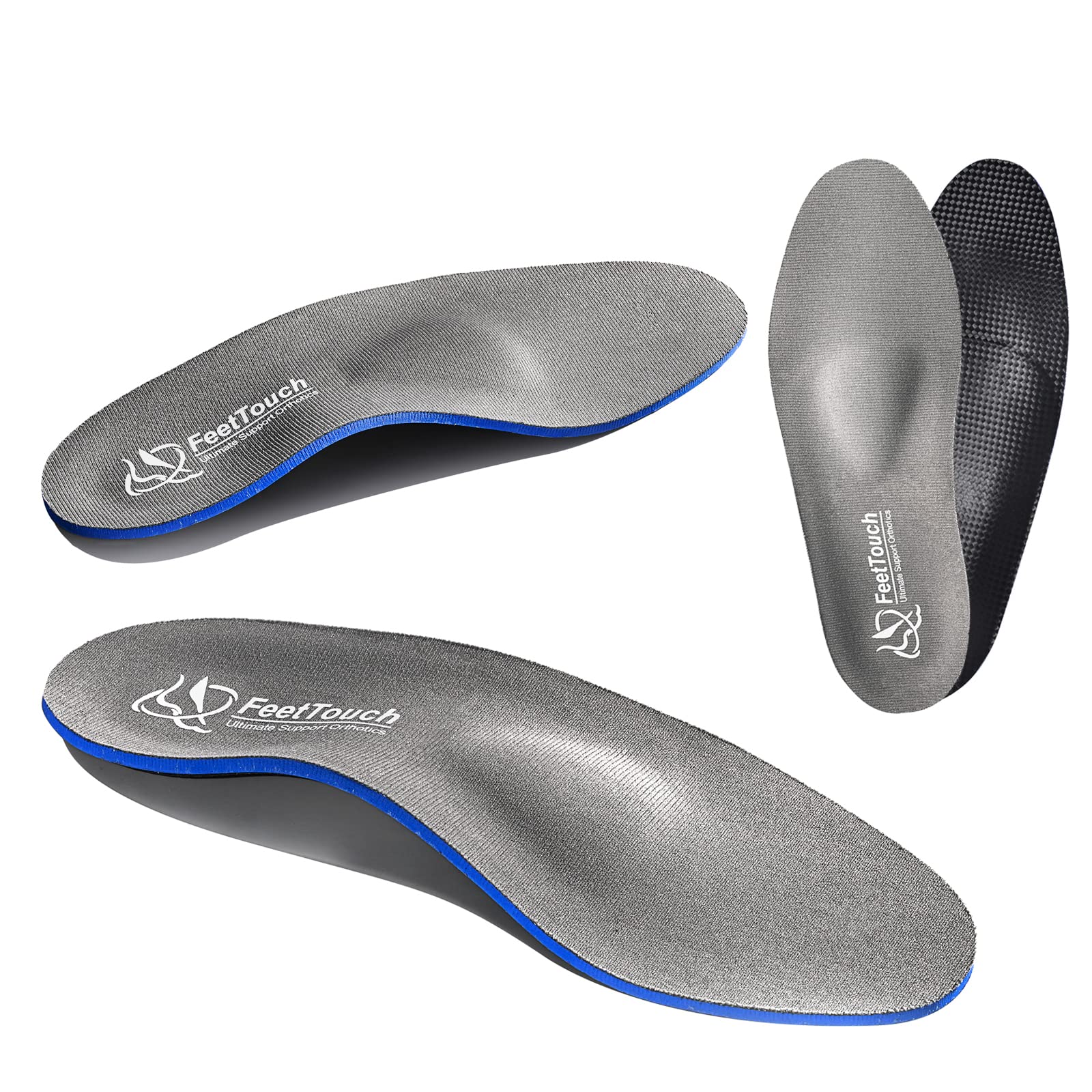 FeetTouch Strong Arch Support Orthotic Insoles for Metatarsal Pain,Plantar  Fasciitis,Morton's Neuroma,Ball of Foot