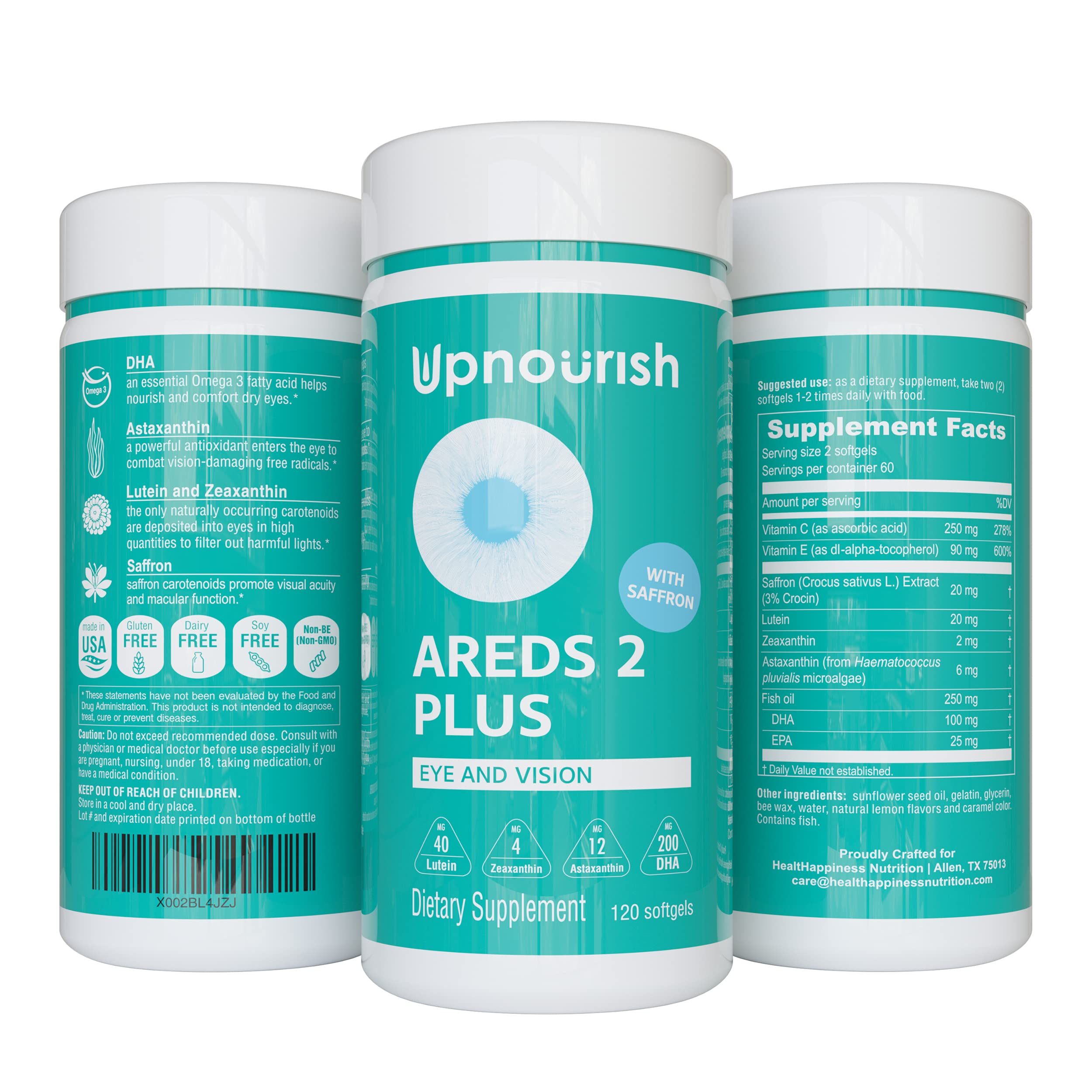UpNourish Anti Cellulite Supplements - Varicose Veins Support