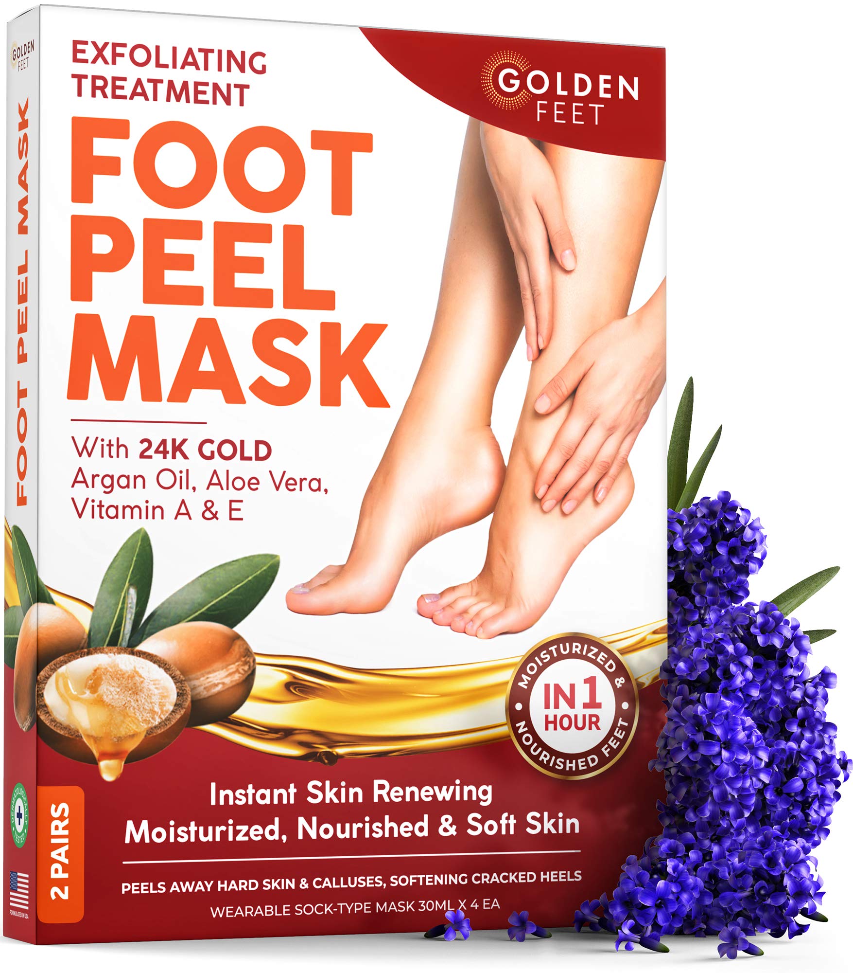 Arishine Exfoliating Foot Peel Mask, Soft & Smooth Feet