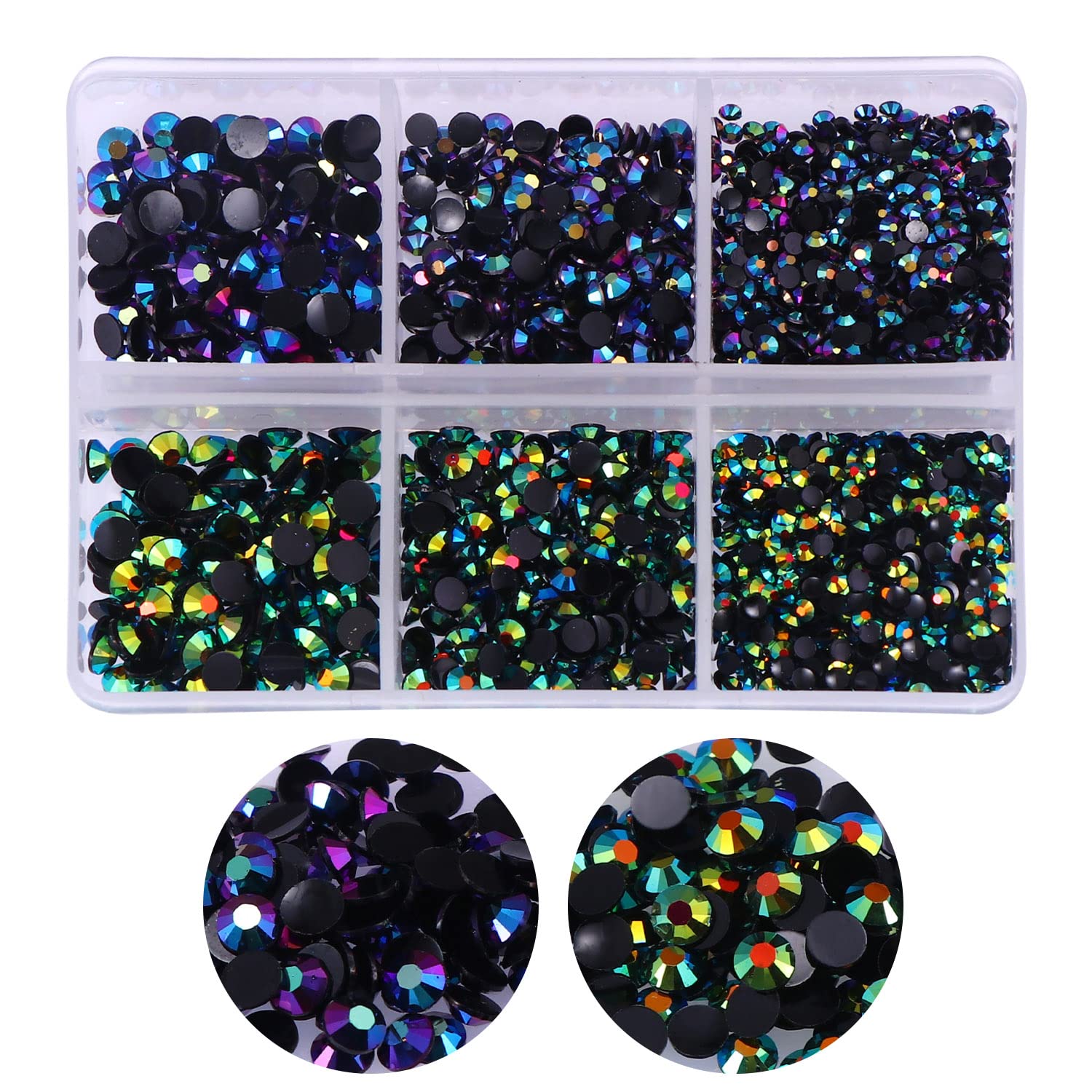 Sparkle White Ab Resin Rhinestones for Dress Accessories - China