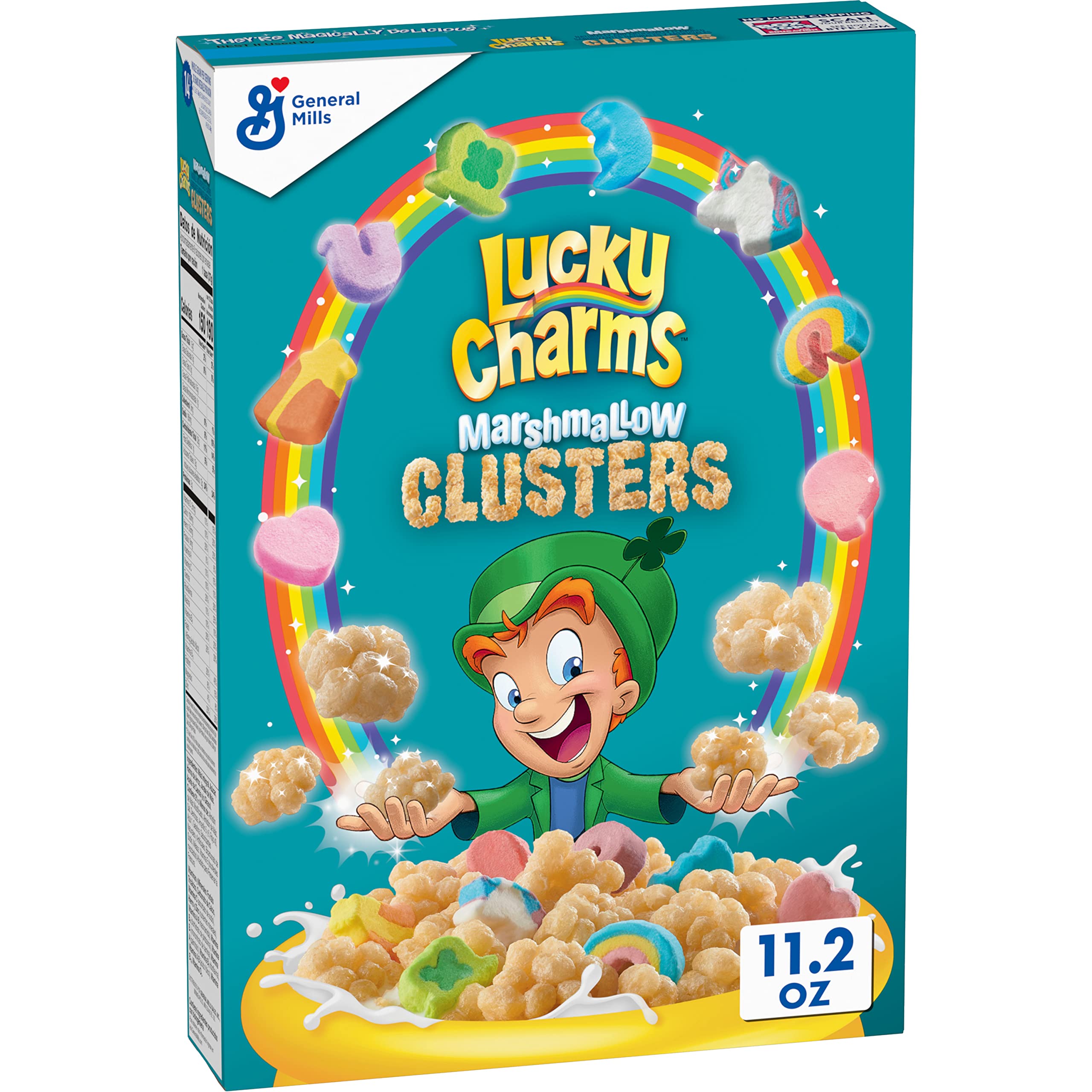 Lucky Charms Gluten Free Cereal with Marshmallows, Kids Breakfast Cereal,  Made with Whole Grain, 10.5 oz