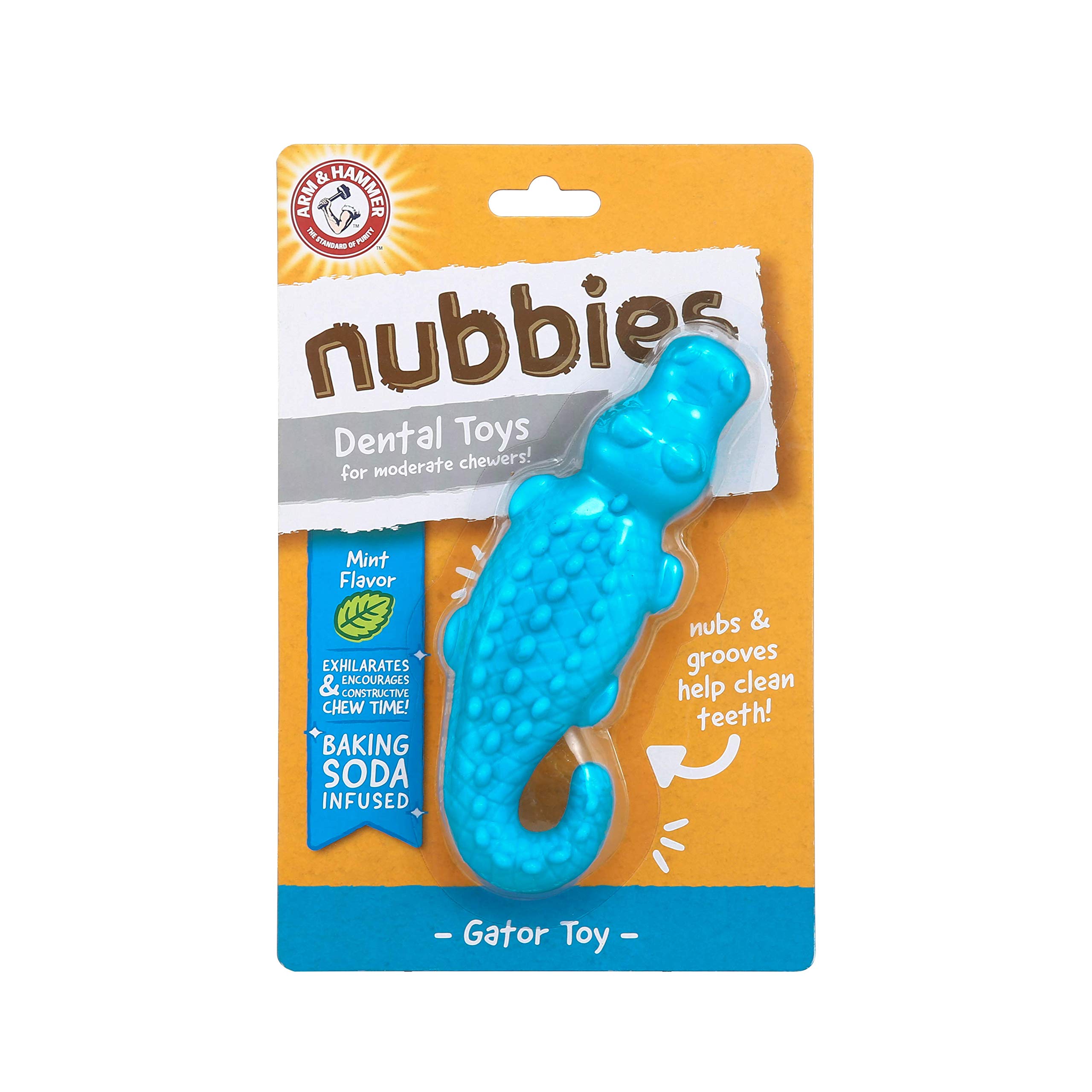 Arm & Hammer for Pets Nubbies Dental Toys - Chew Toy for Dogs, Nubbies Dog  Dental Toys - Best Dog Chew Toy, Dental Dog Toys, Arm and Hammer Nubbies  Toys for Dogs -