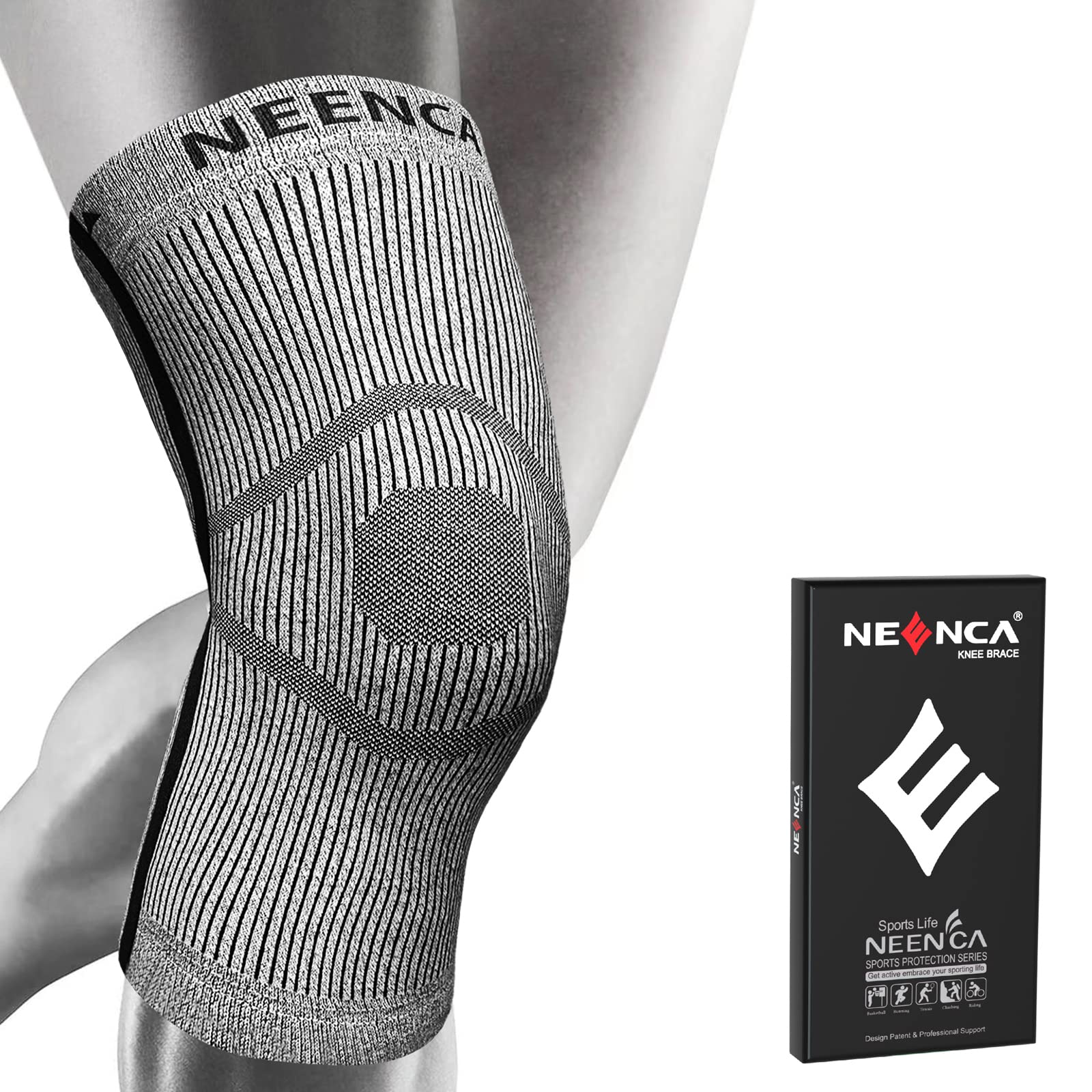 NEENCA Compression Socks, Medical Athletic Calf Socks for Injury