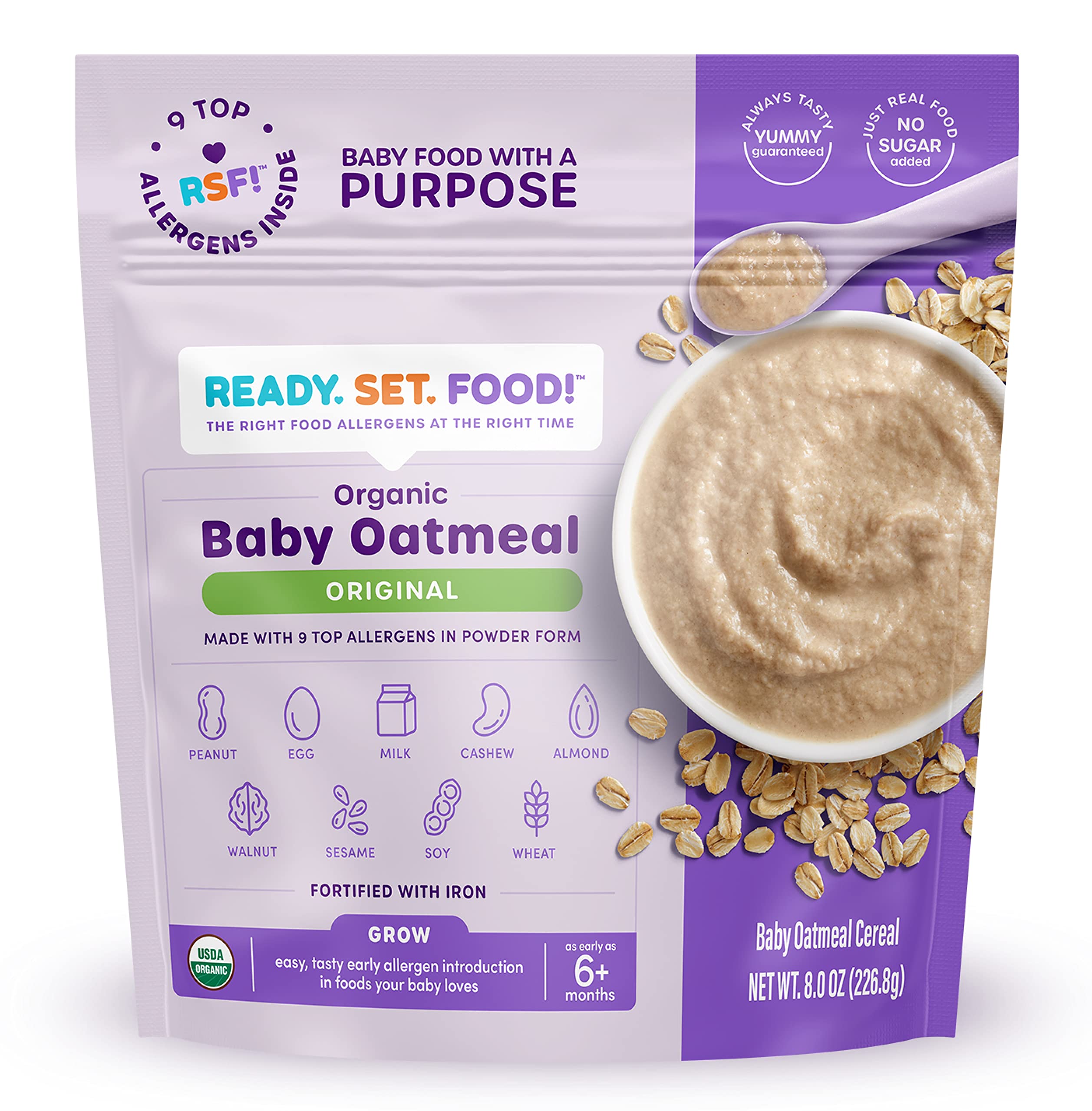 Organic baby hot sale cereal