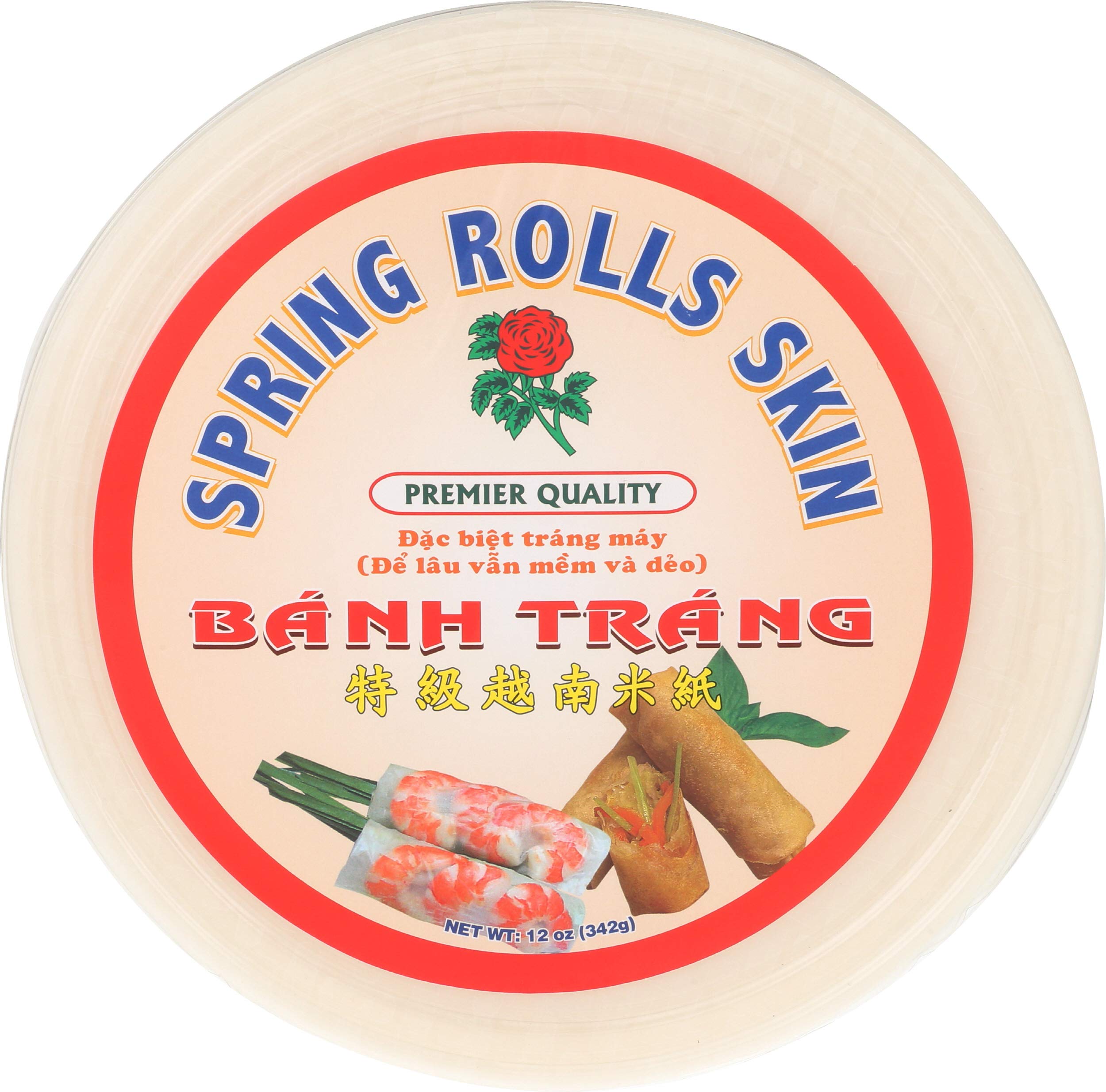 Thai Spring Roll Wrappers, 22 cm :: ImportFood