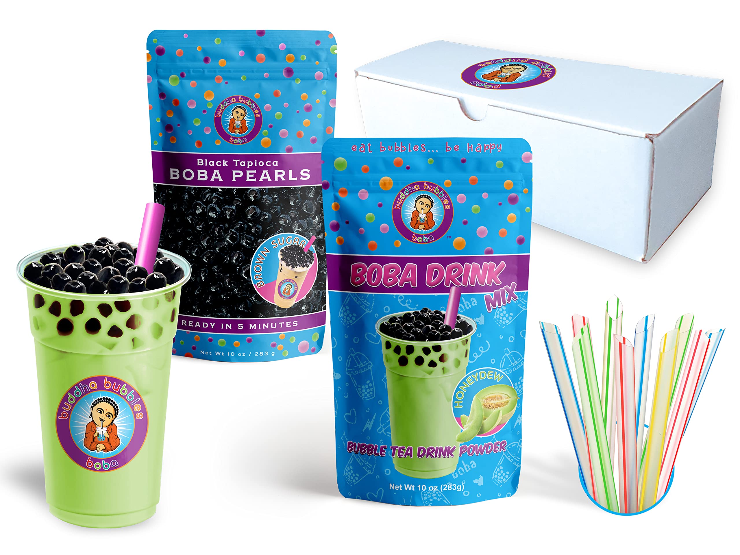 Pocas DIY Bubble Tea Kit Honeydew 3 Pack - 9oz – Candy Funhouse US