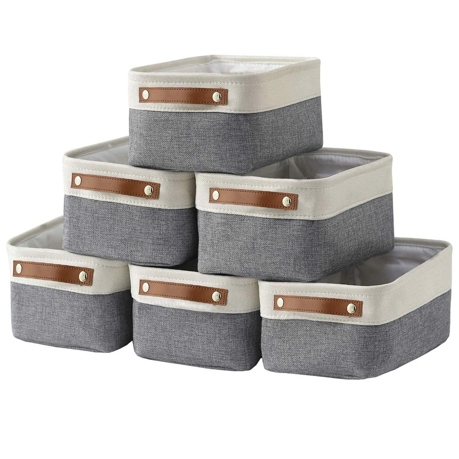 Grey Storage Basket, Small  Small storage basket, Storage baskets