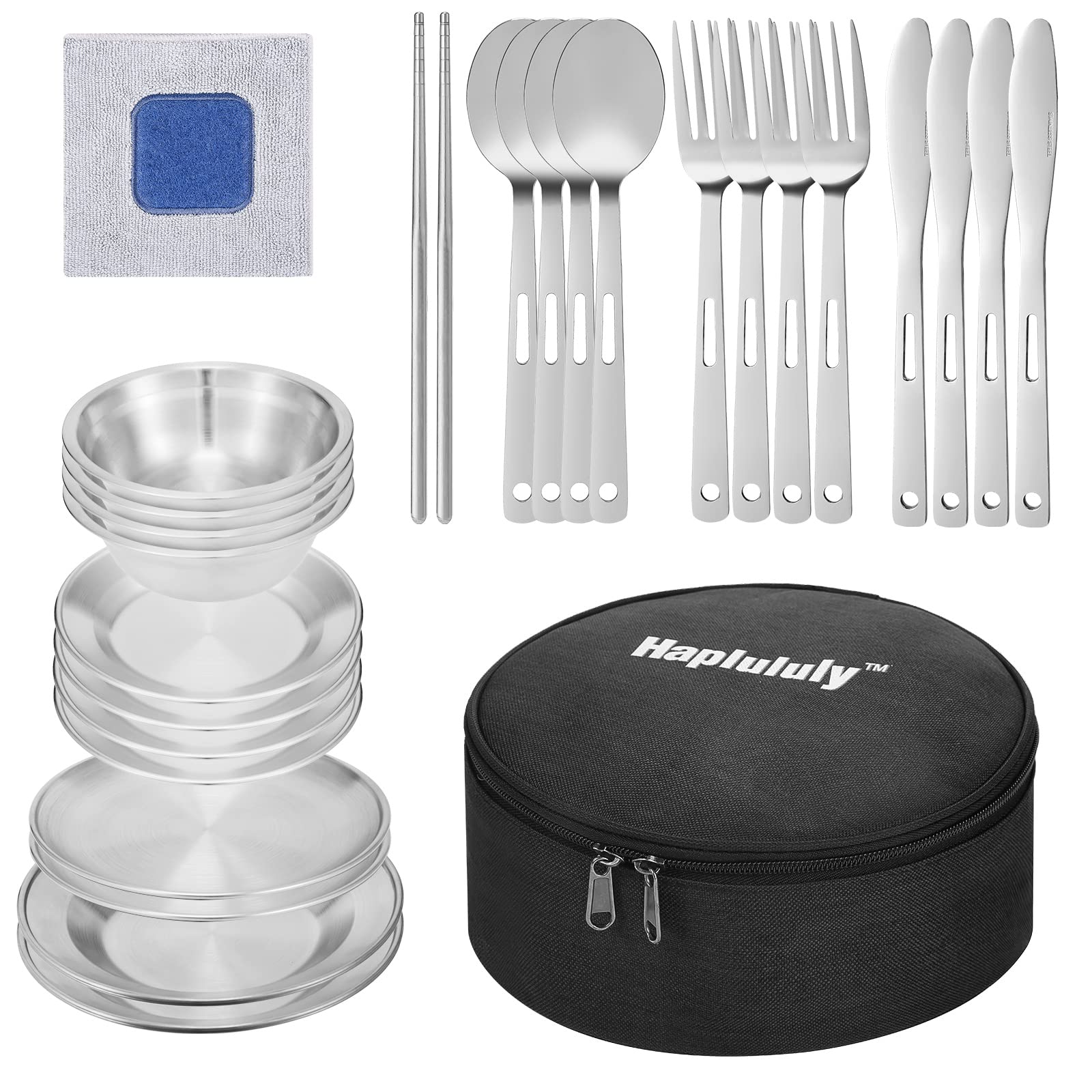 Set Cuisine Large Camping Gamelle Stainless North 49 - Surplus D