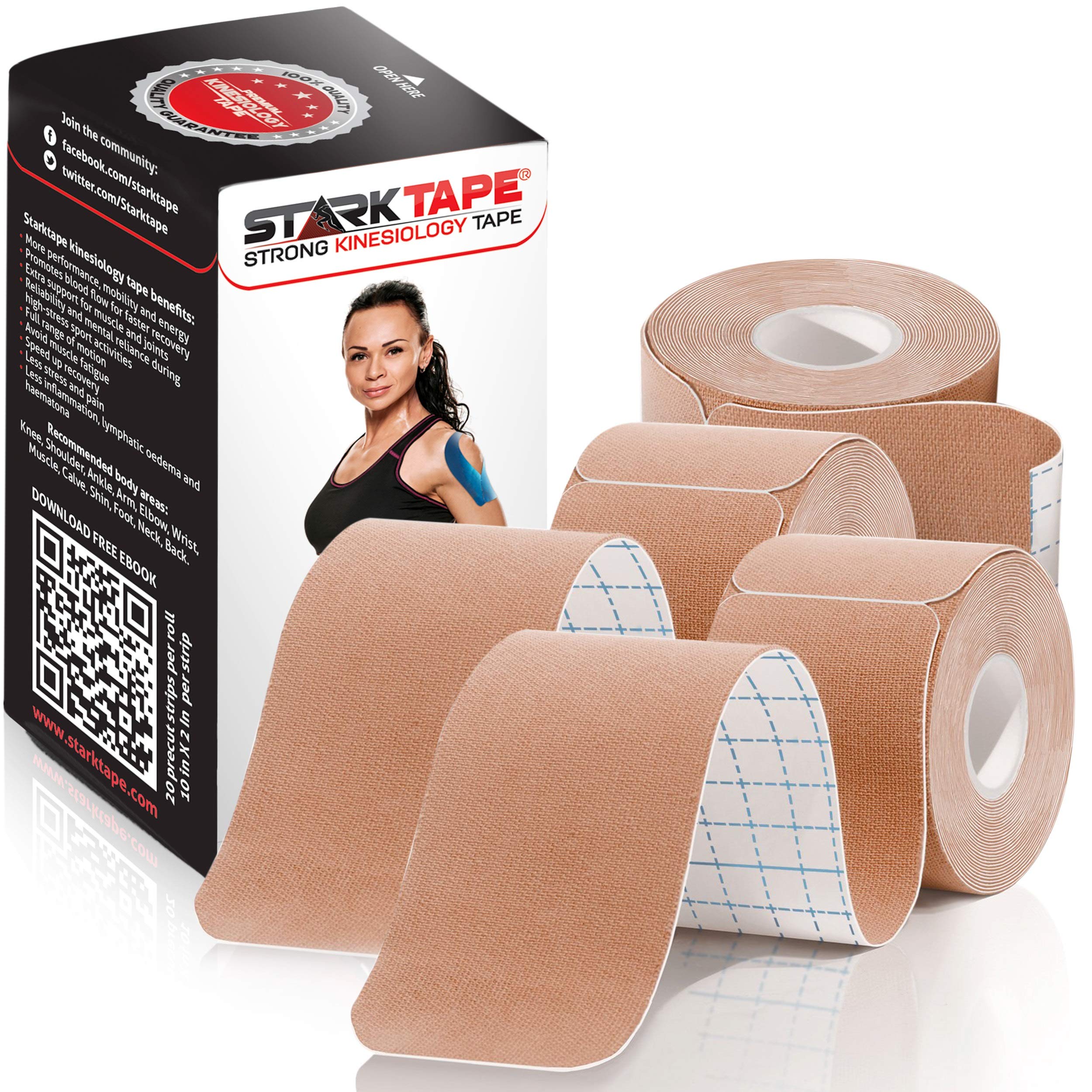 Starktape Foot and Leg Stretcher. Stretching Strap Loops for