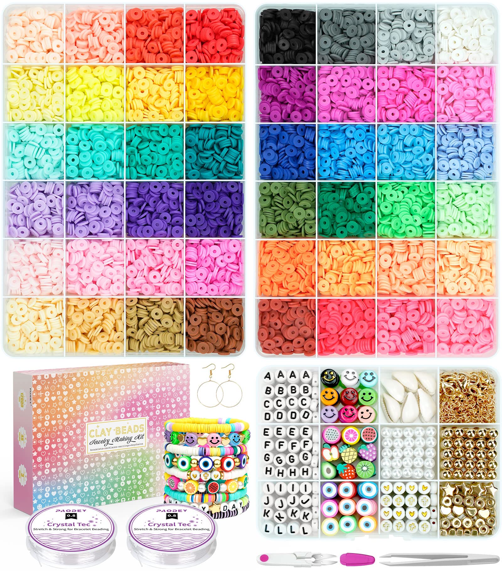  Jewelry Making Kit for Age 6-12 Girls DIY Beads
