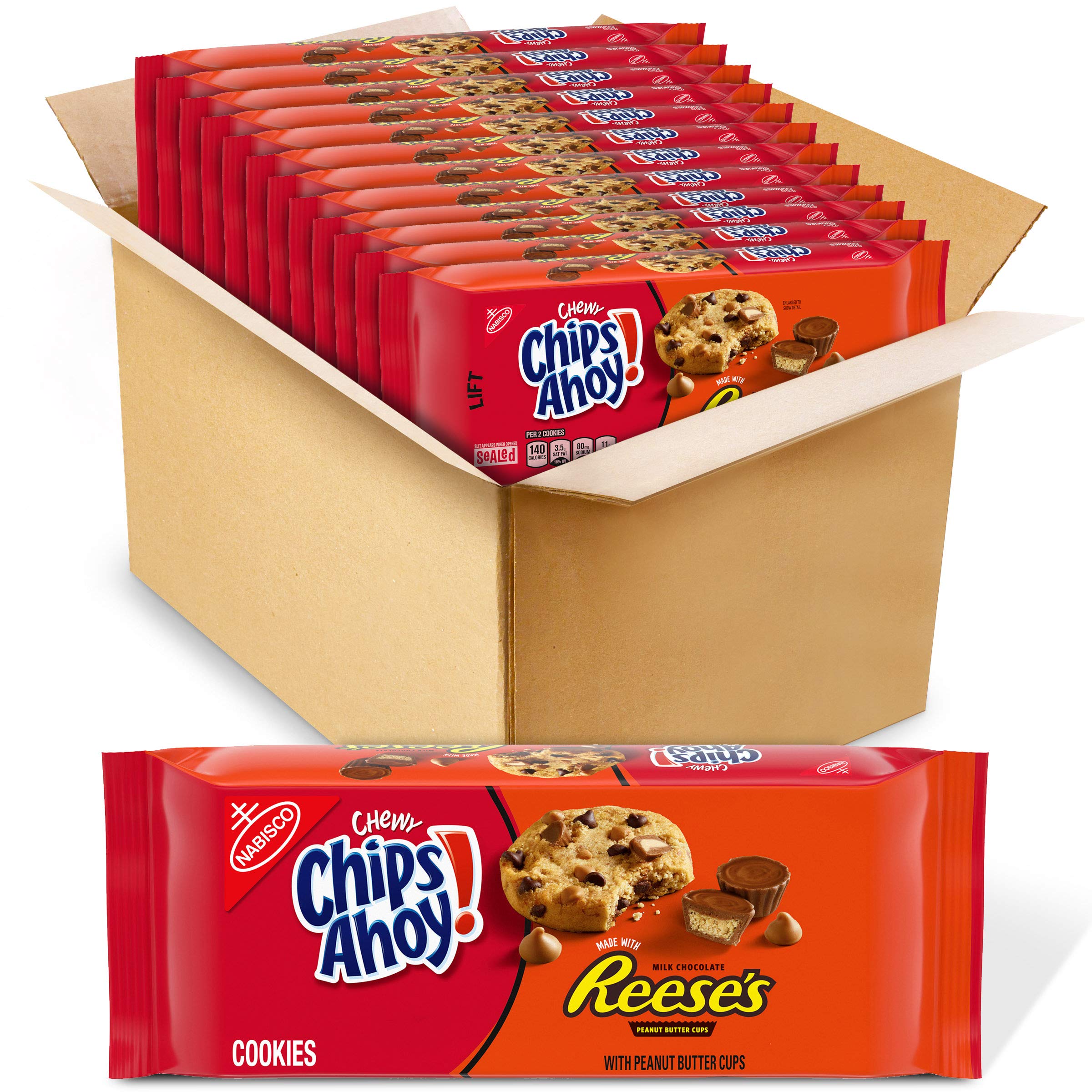 CHIPS AHOY! Mini Original Chocolate Chip Cookies, 12 Snack Packs