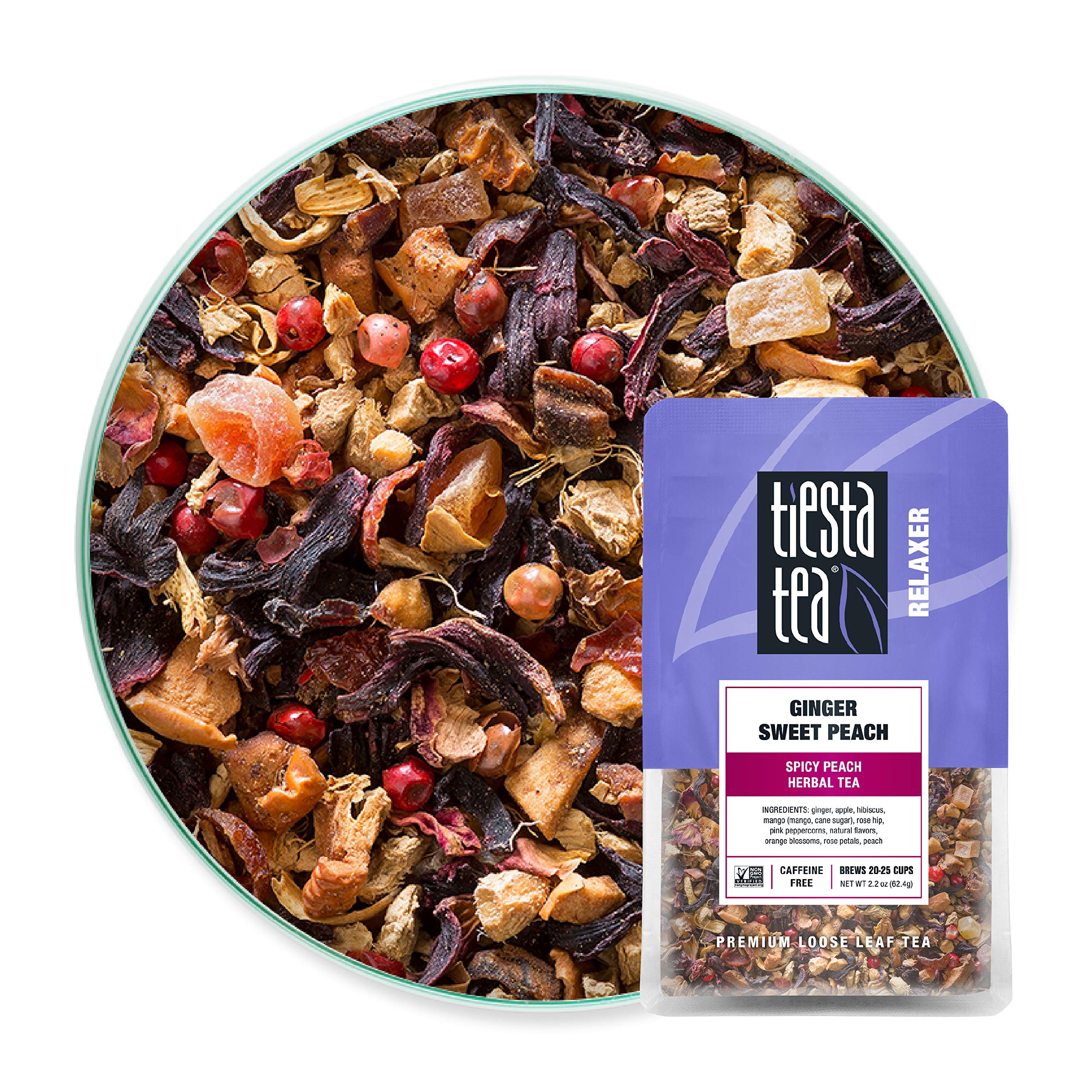 Peach Ice Cream Herbal Loose Leaf Tea 16oz