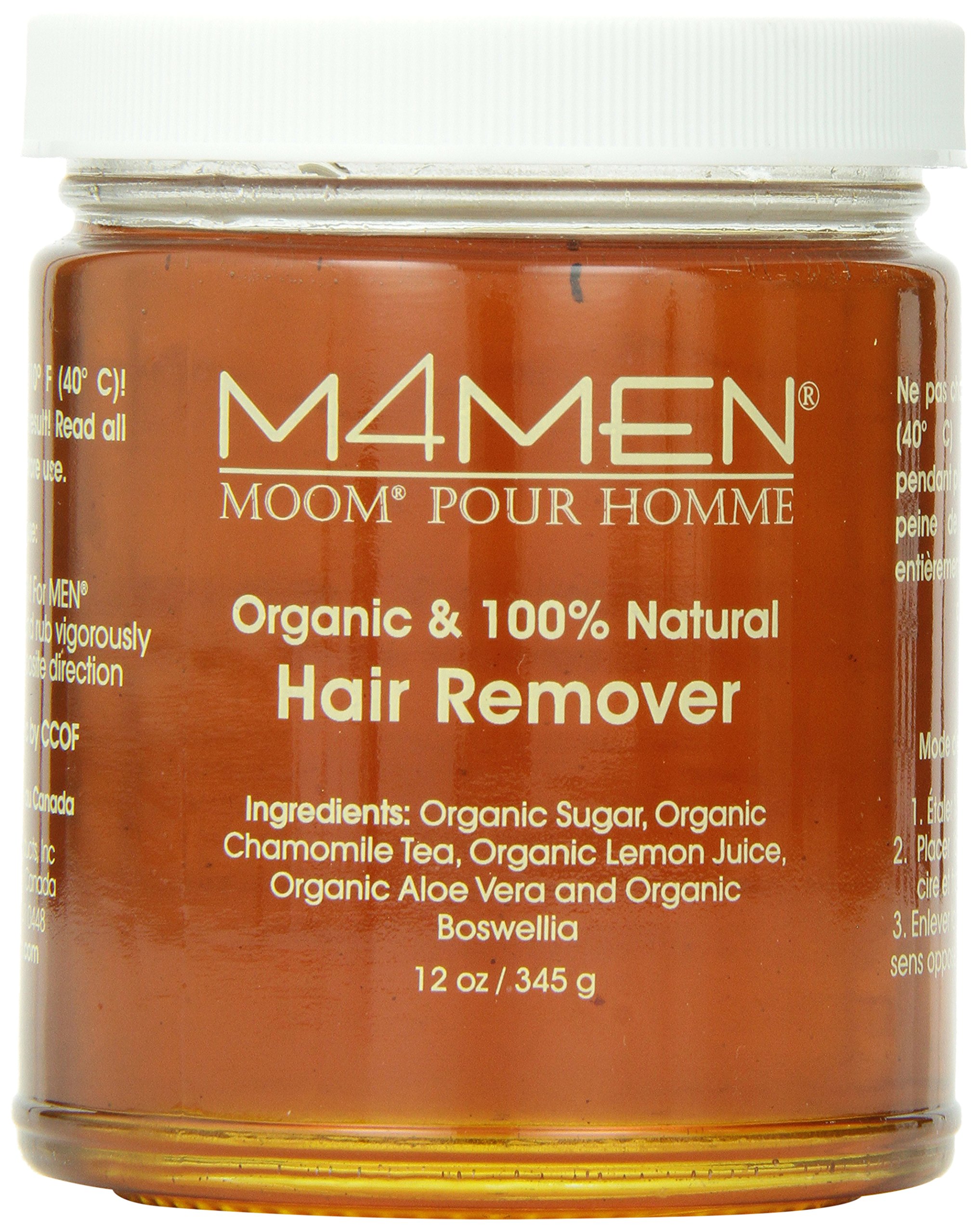 Moom M4men Hair Remover Refill Jar for Men 12 Oz