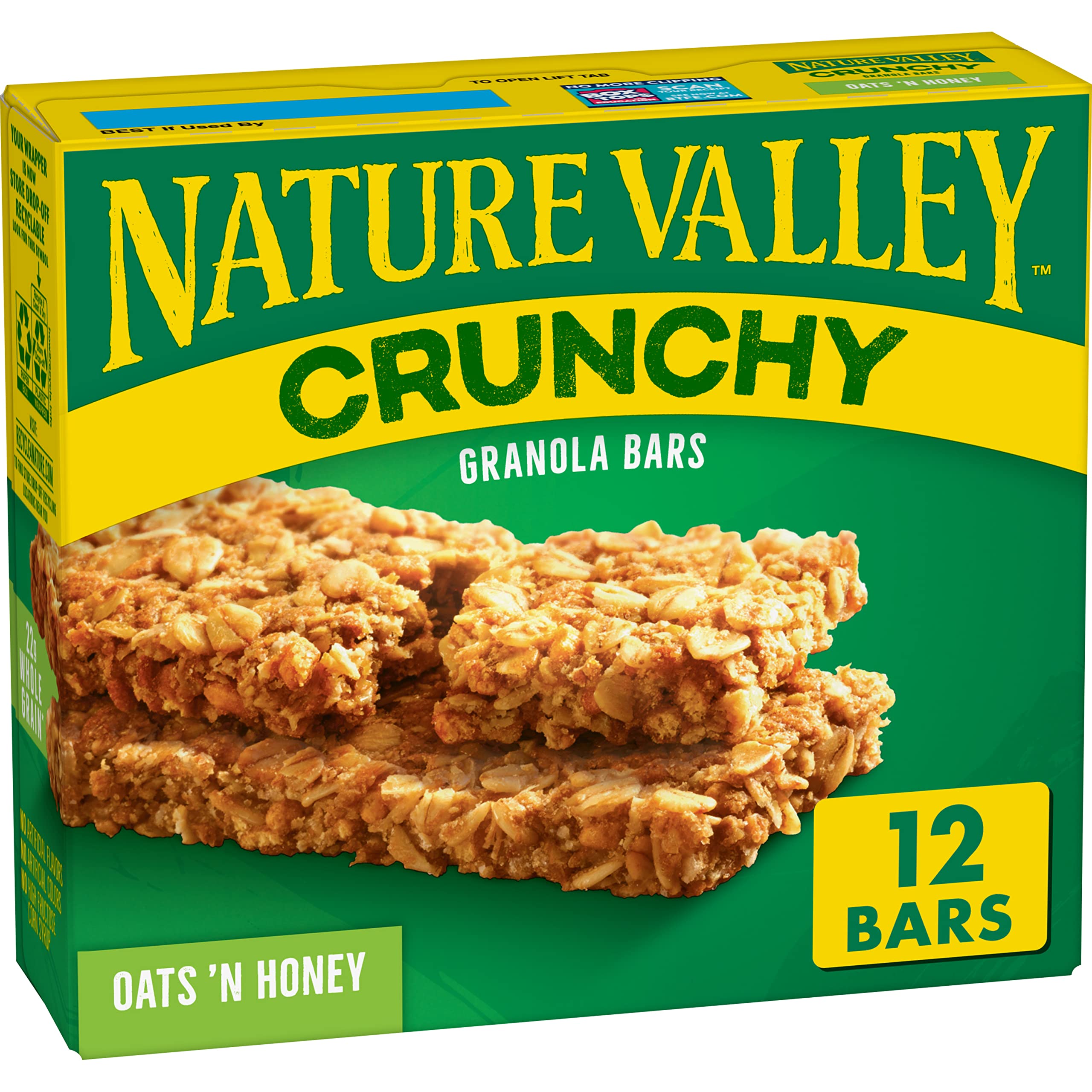 Nature Valley Crunchy Granola Bar Oats 'N Honey 8.94 oz 12 ct