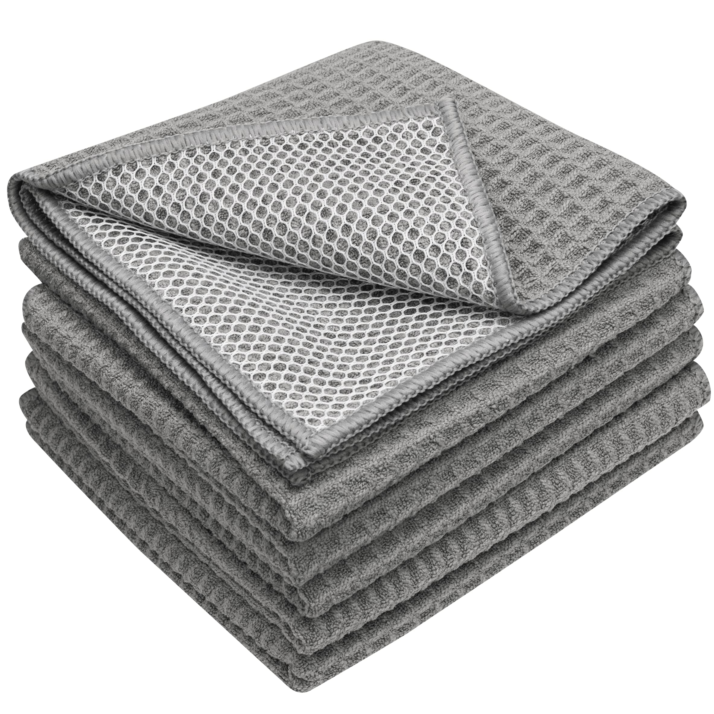 Microfiber Cleaning Dish Cloths for Washing Dishes Dish Towels and  Dishcloths