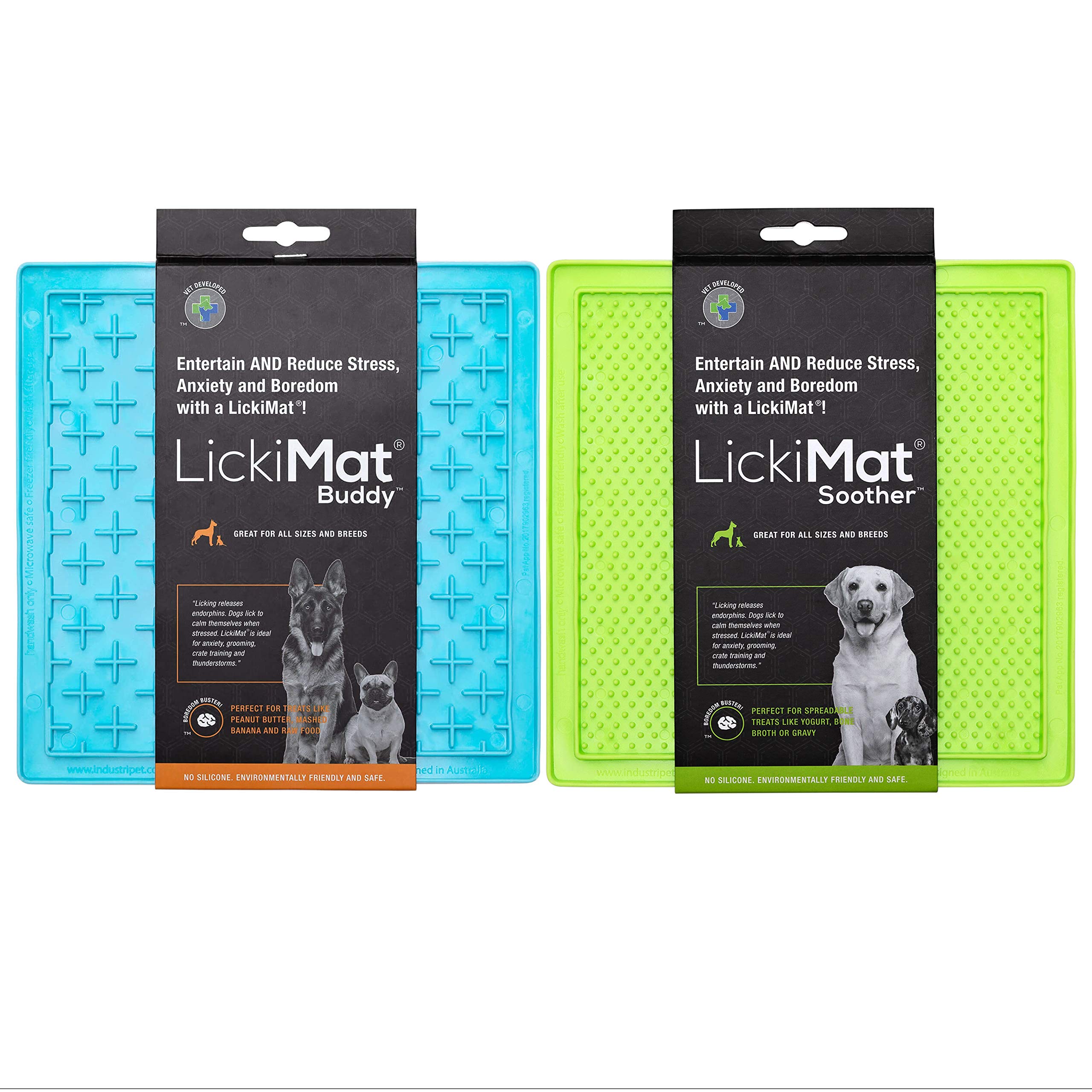 Dog Lick Mat or Cat Lick Mat, for Dog Crate Training & Dog Slow Feeders for  Boredom & Anxiety Reduction, Slow Feeder Dog Bowls