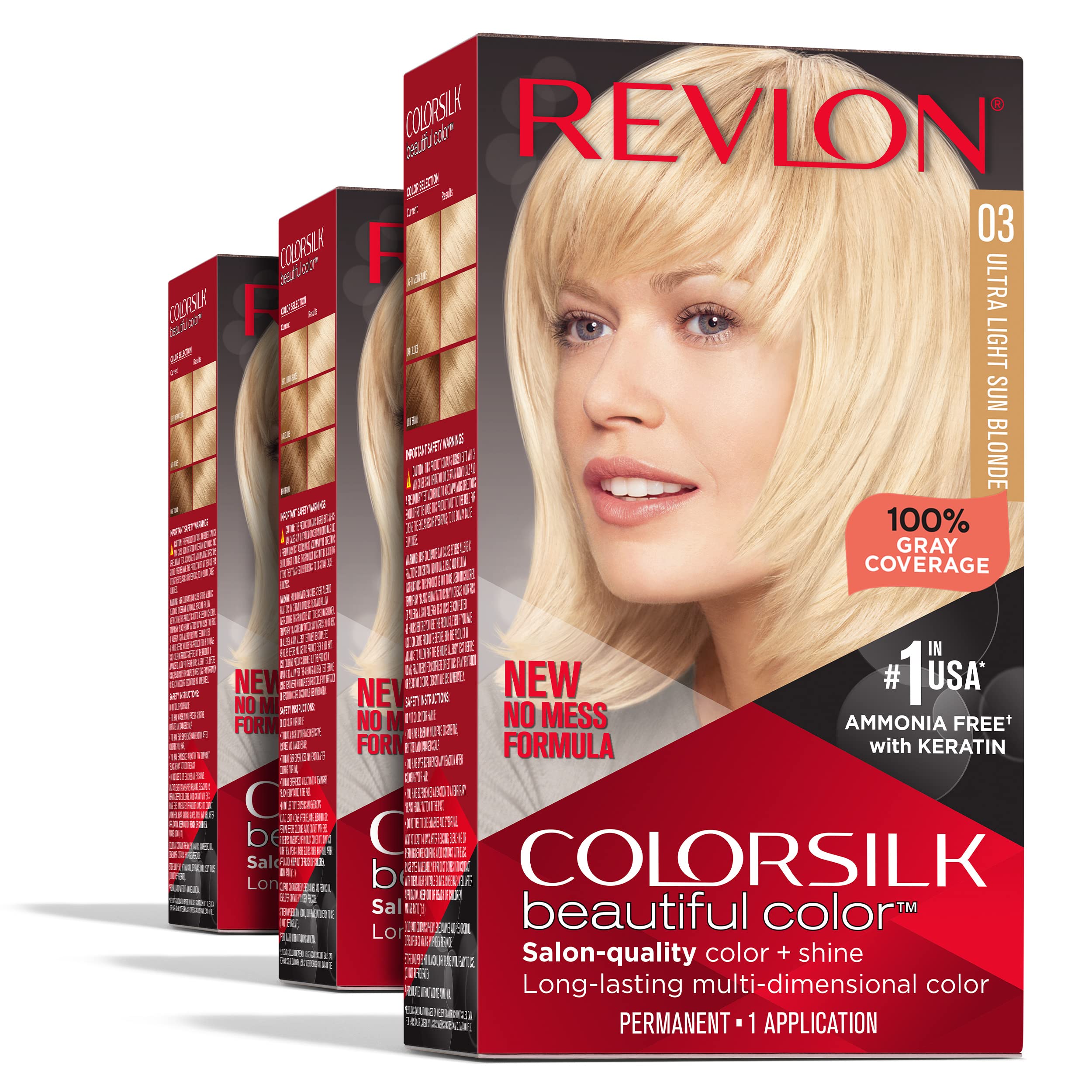 Revlon Permanent Hair Color, Ultra Light Sun Blonde