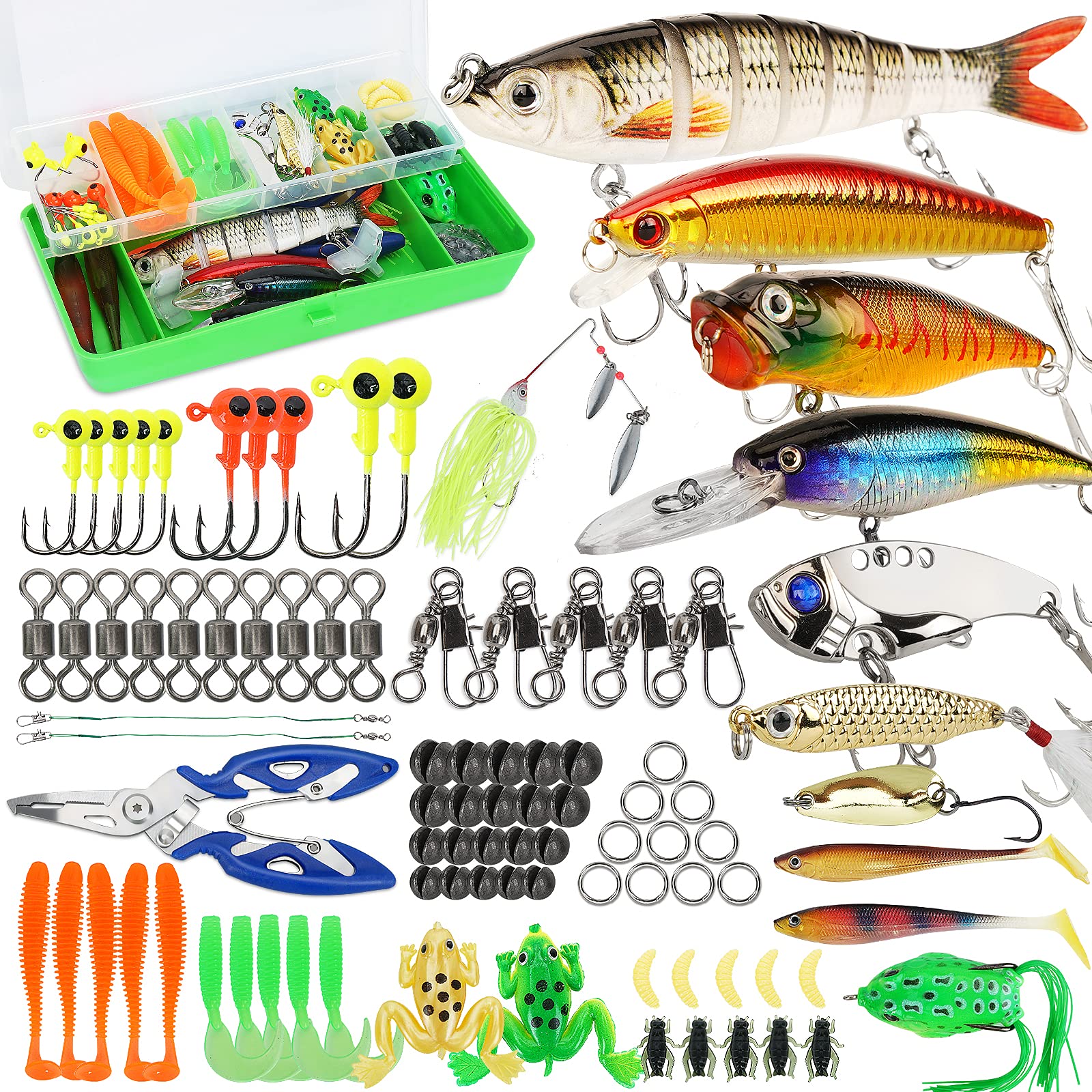 Soft Plastic Lures Baits All-purpose Life-like Fishing Lures For Freshwater  And Saltwater