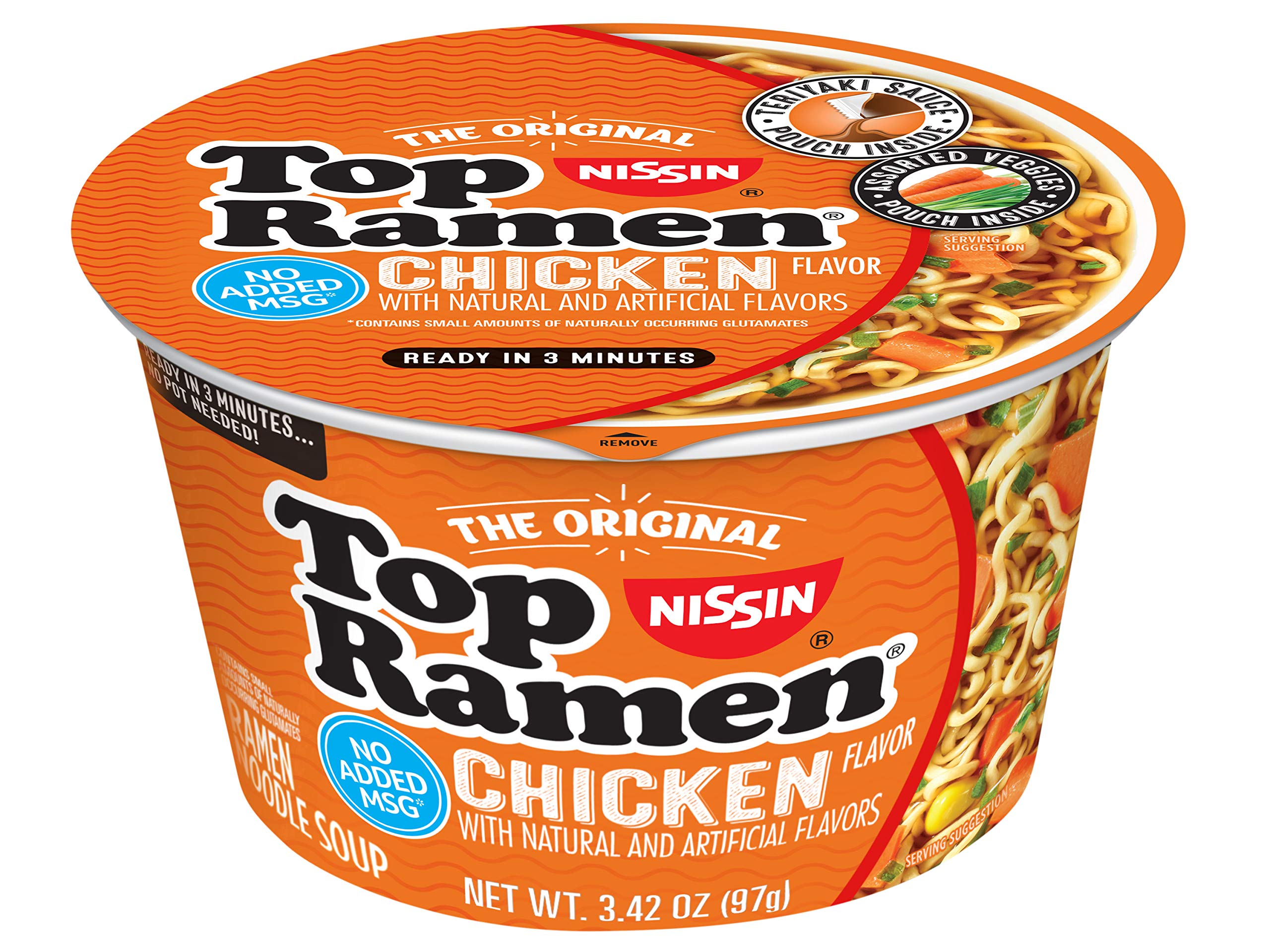 Nissin Ramen Noodle Soup, Chicken Flavor 3 oz
