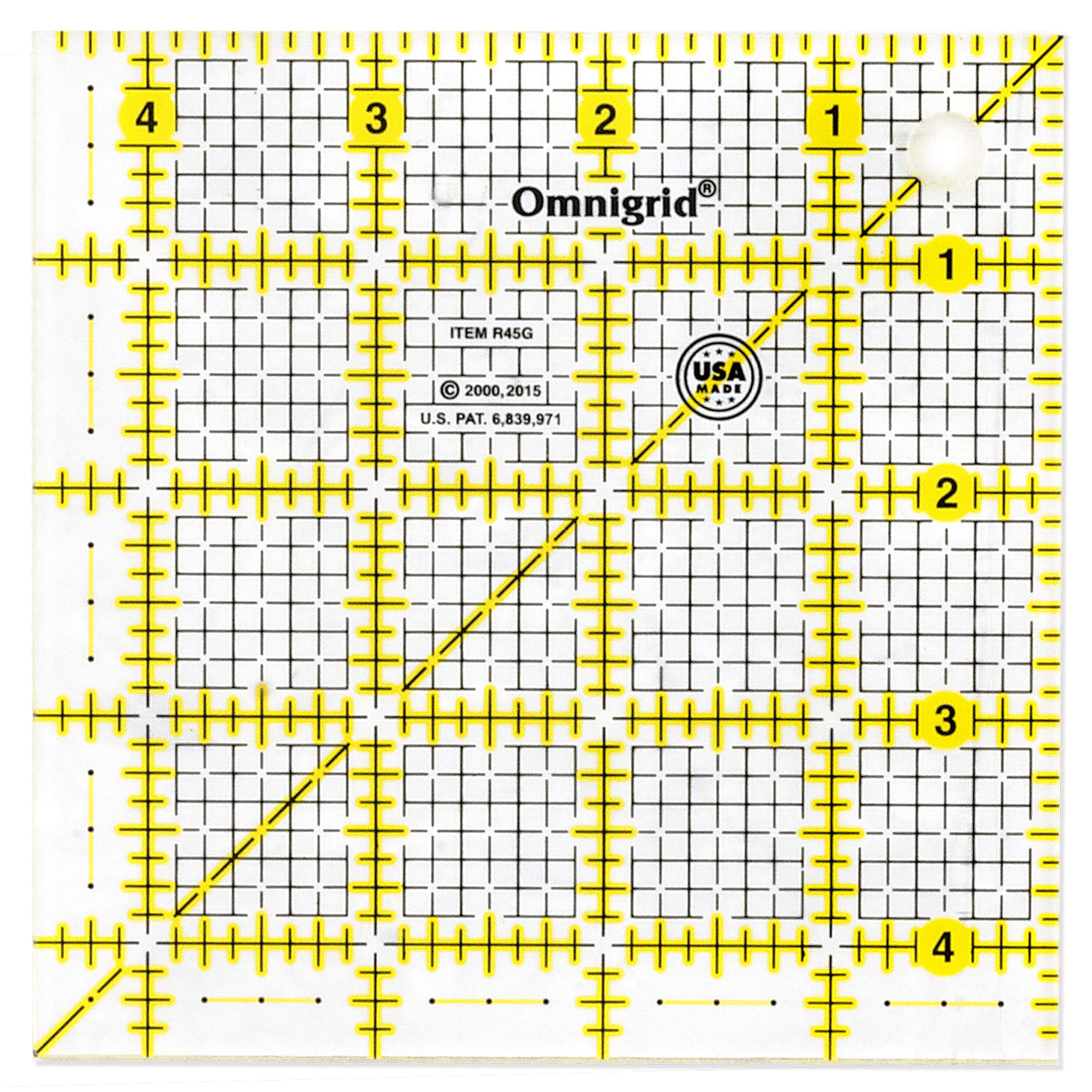 Omnigrid 6 in X 24 Quilting Ruler, 6 x 24, Clear