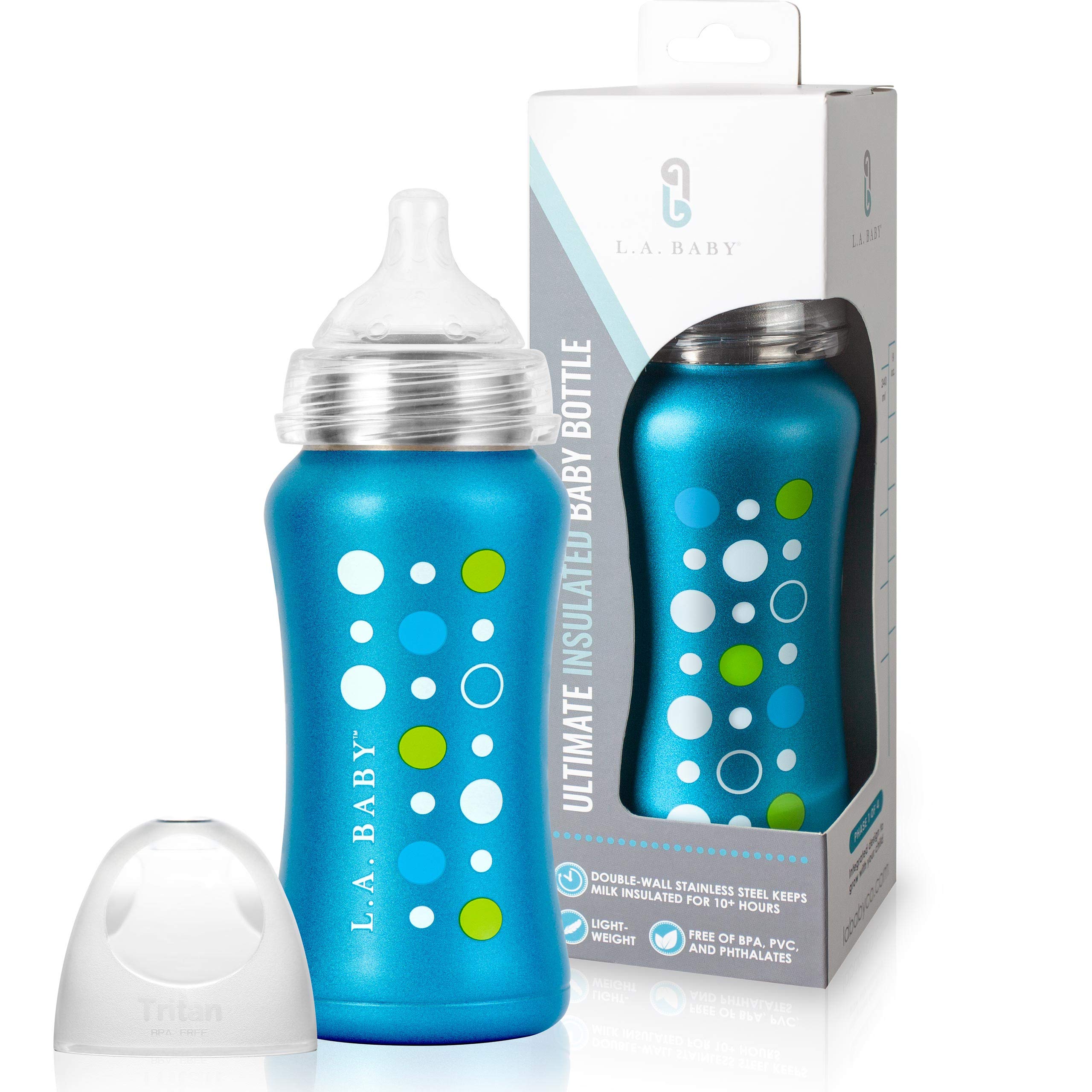Pacific Baby Hot-Tot Stainless Steel Insulated Baby Bottle - Blueberr. –  Pacific Baby Inc.