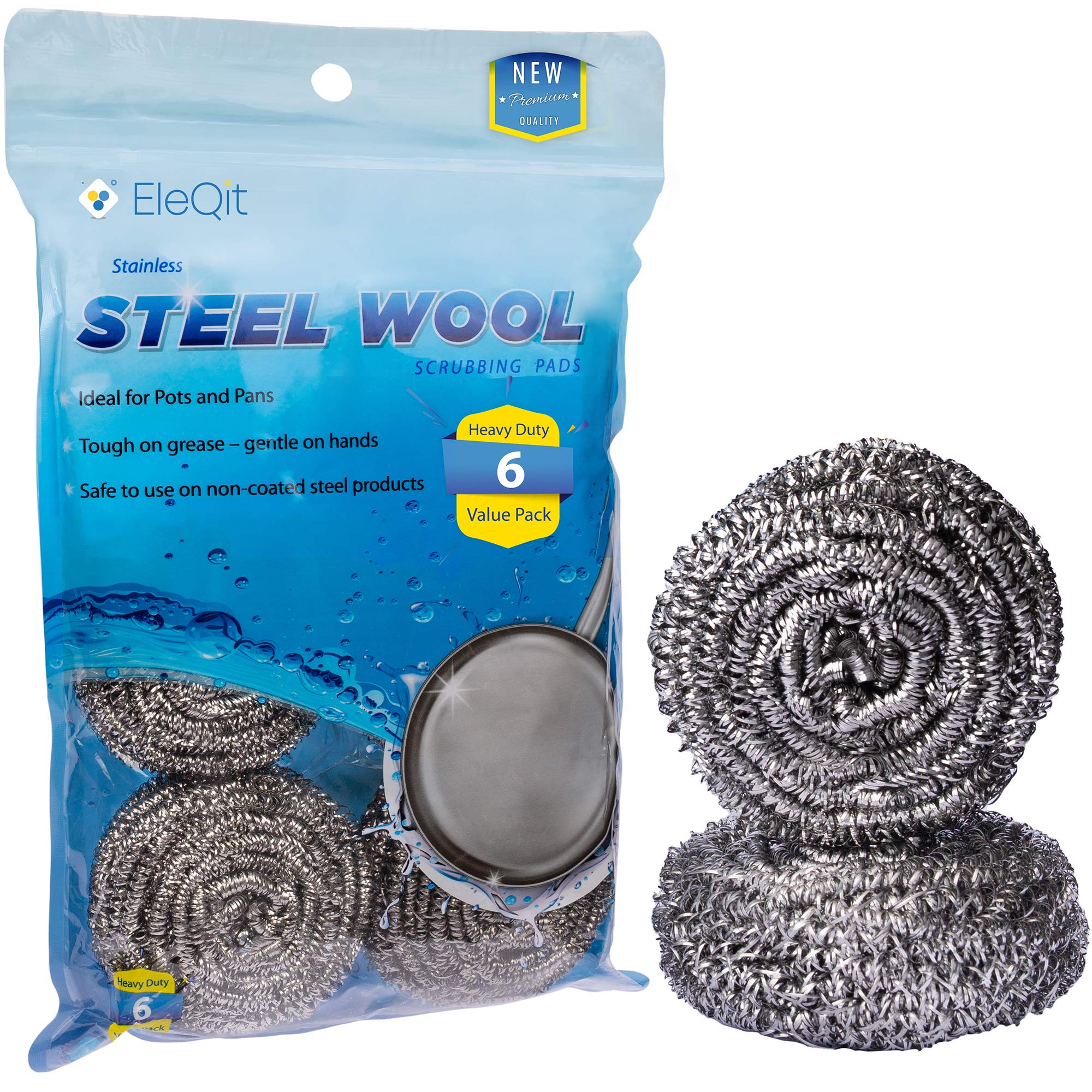 utensil scrubber brush Steel Scrubber Steel Sponge Steel Wool Pads  Stainless