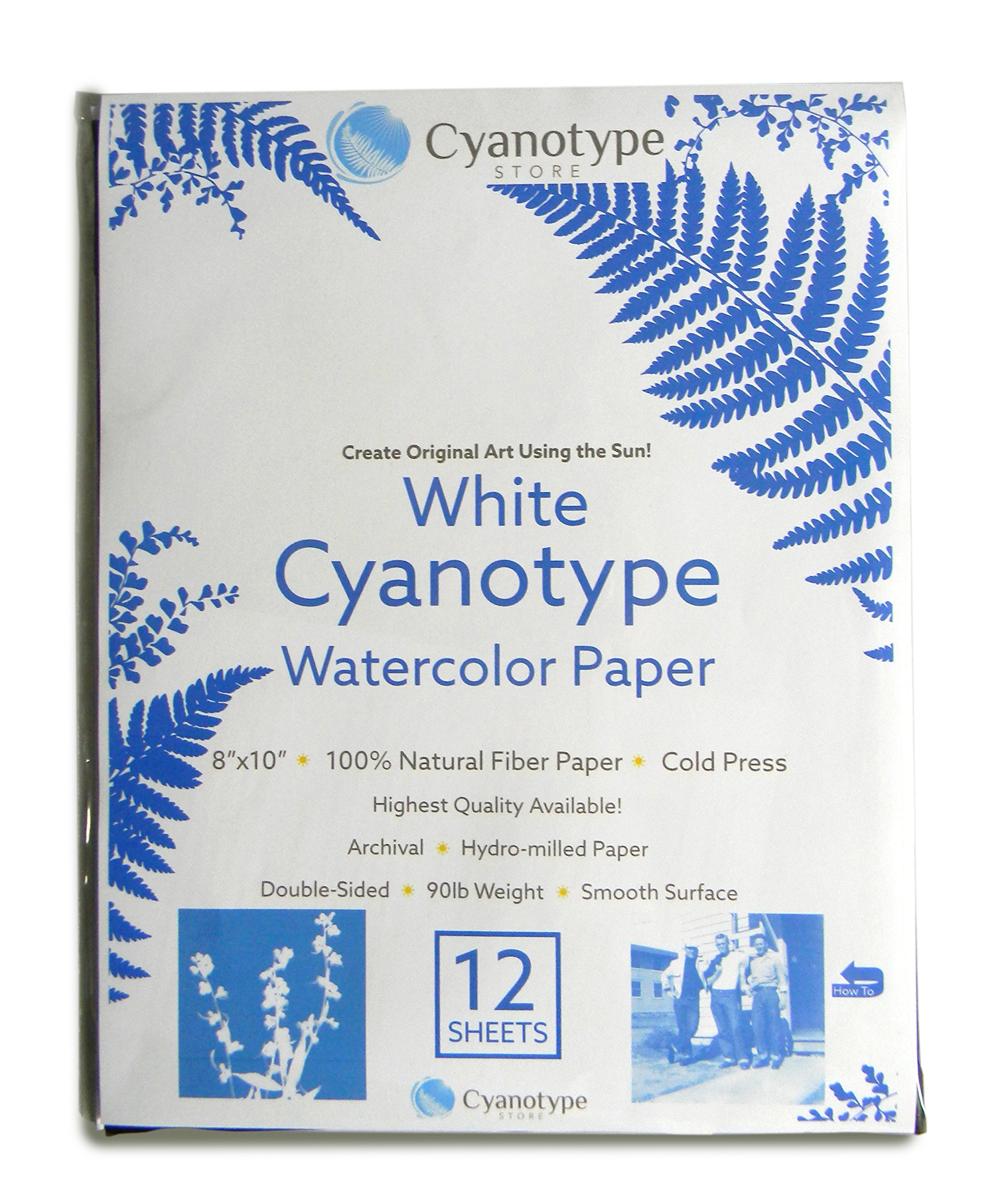 8 X 10 cyanotype paper (white) :: Paper :: Cyanotype Store