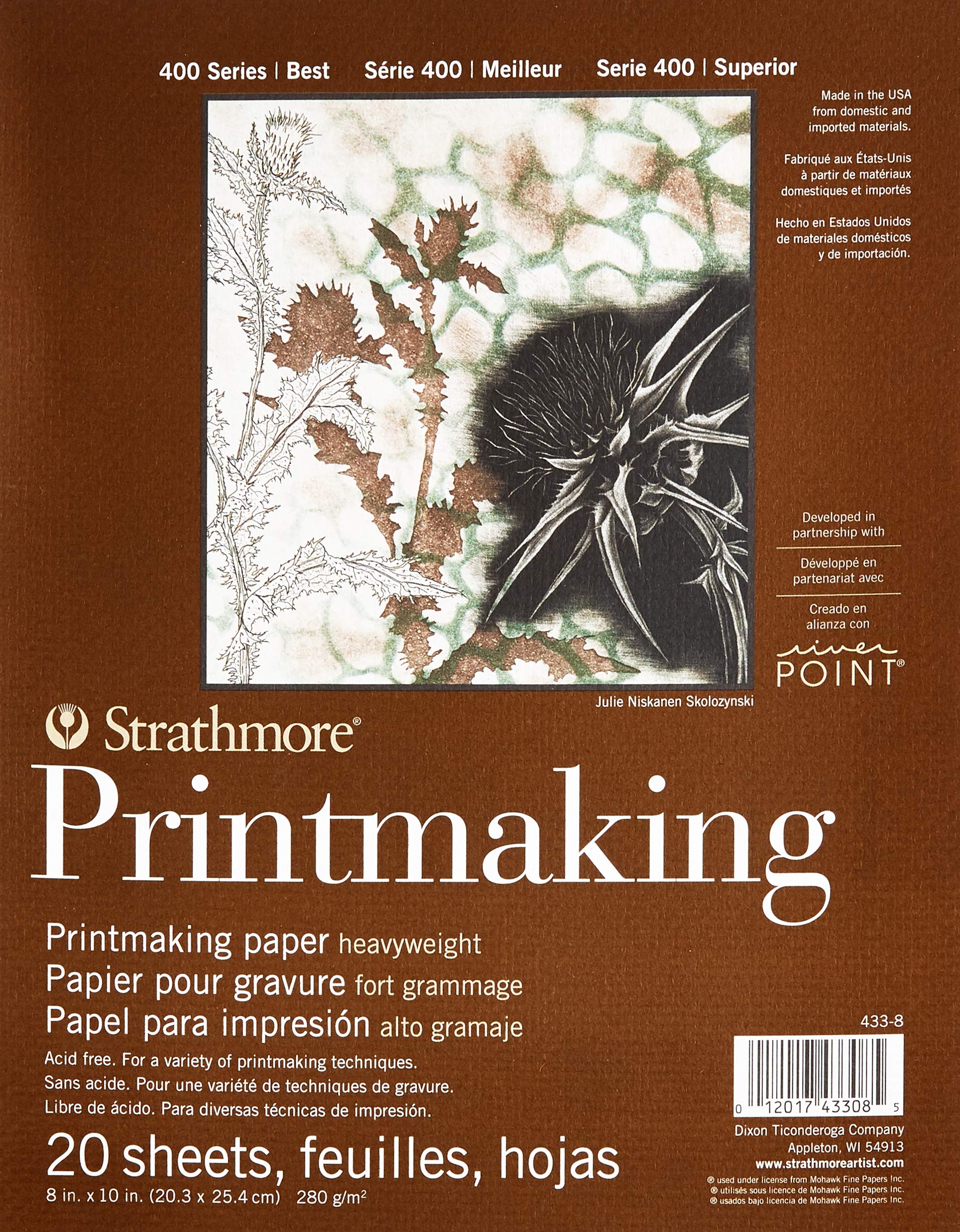 Strathmore Printmaking Paper Pad 8X10-20 Sheets -62433800